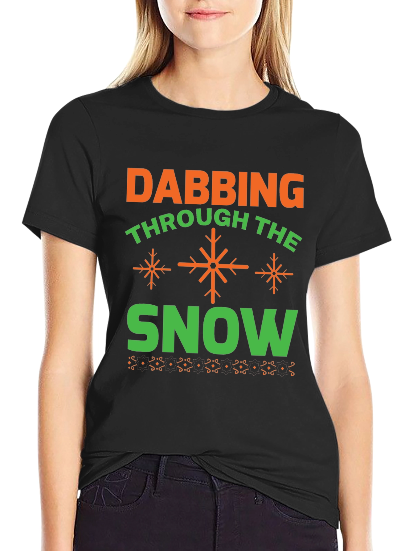 Dabbing Through the Snow Holiday T-Shirt
