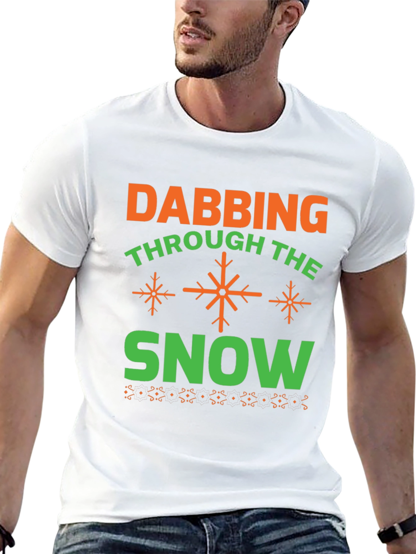 Dabbing Through the Snow Holiday T-Shirt