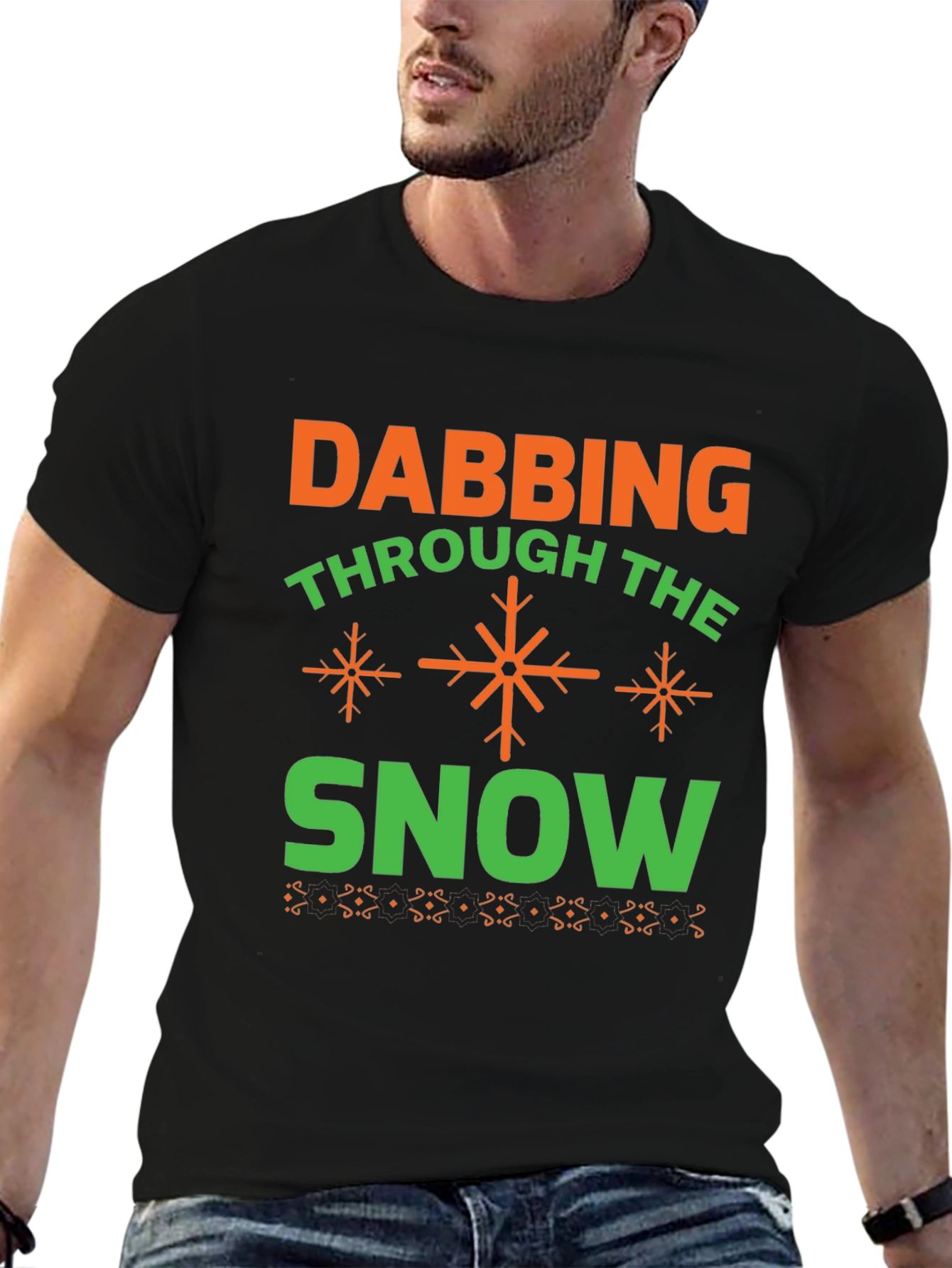 Dabbing Through the Snow Holiday T-Shirt