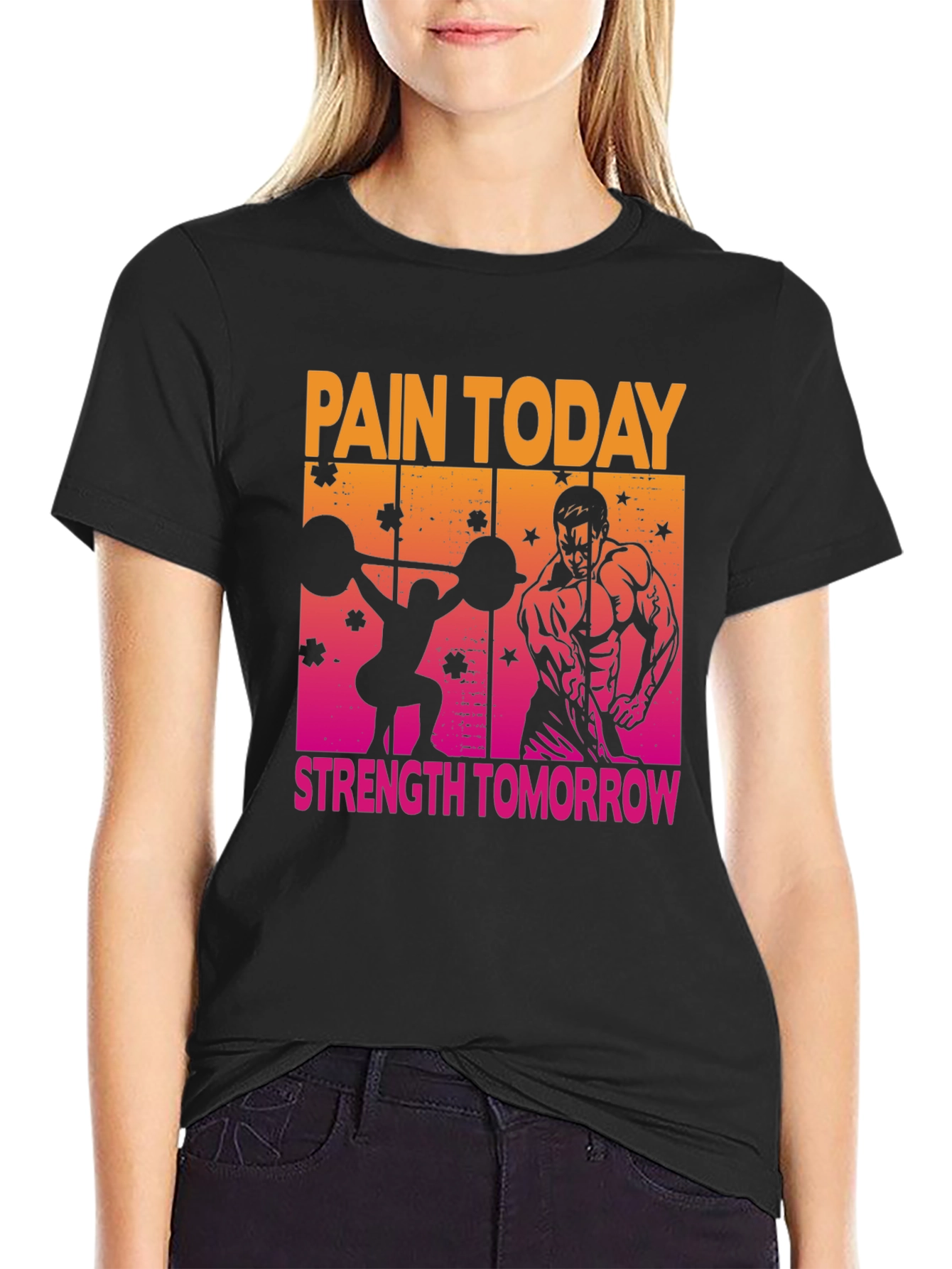 Pain Today Strength Tomorrow Gym T-Shirt