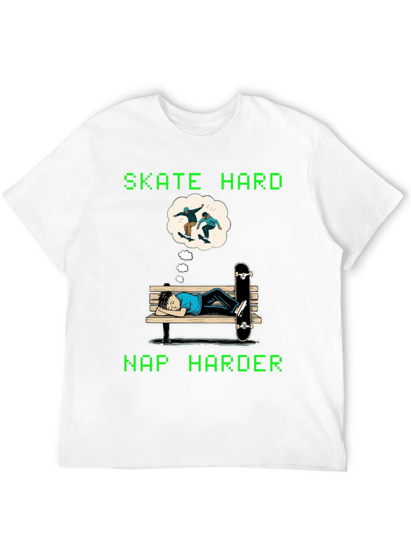 Skate Hard Nap Harder Graphic Tee