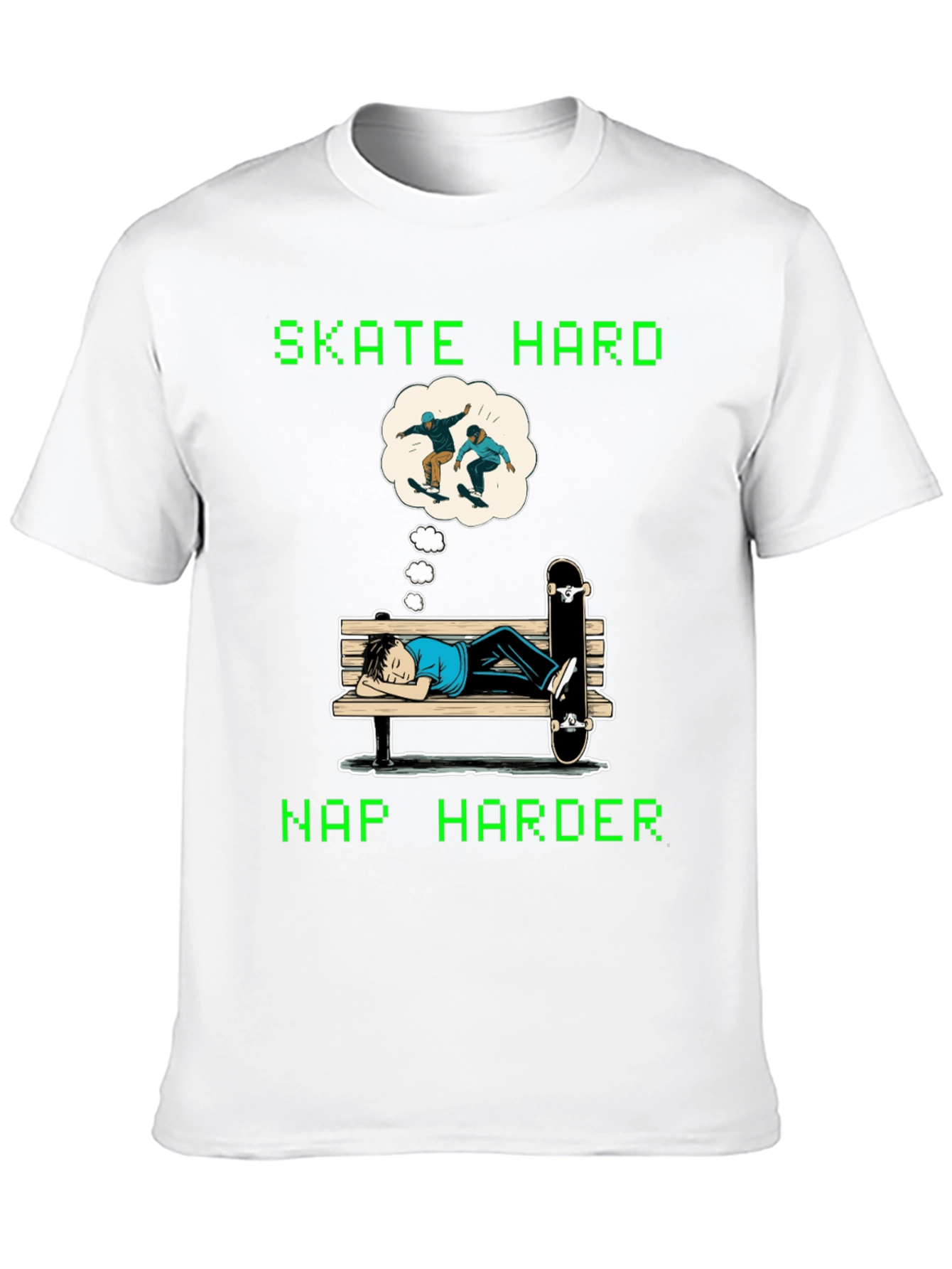 Skate Hard Nap Harder Graphic Tee