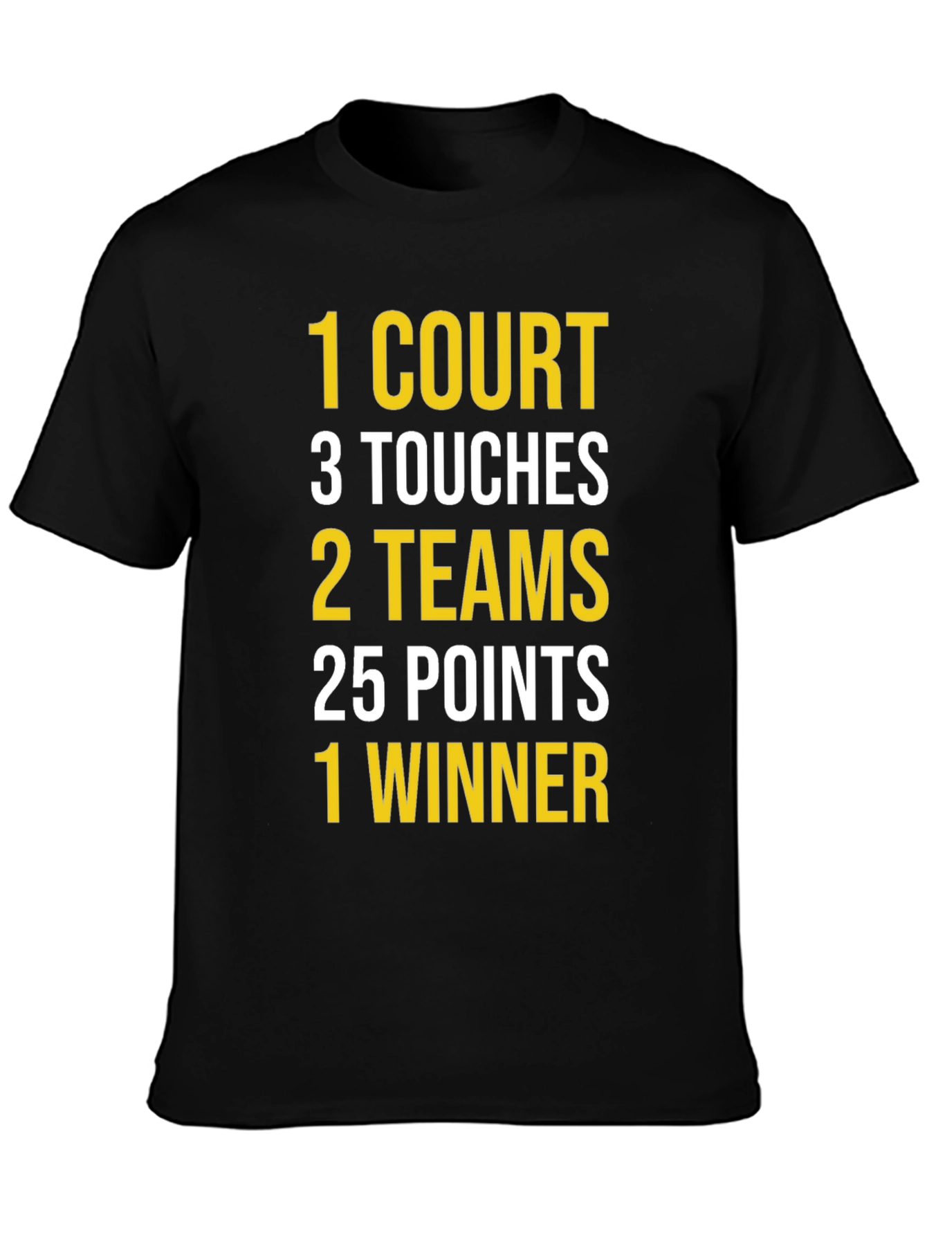 Basketball T-Shirt: Court Touches Teams Points Winner