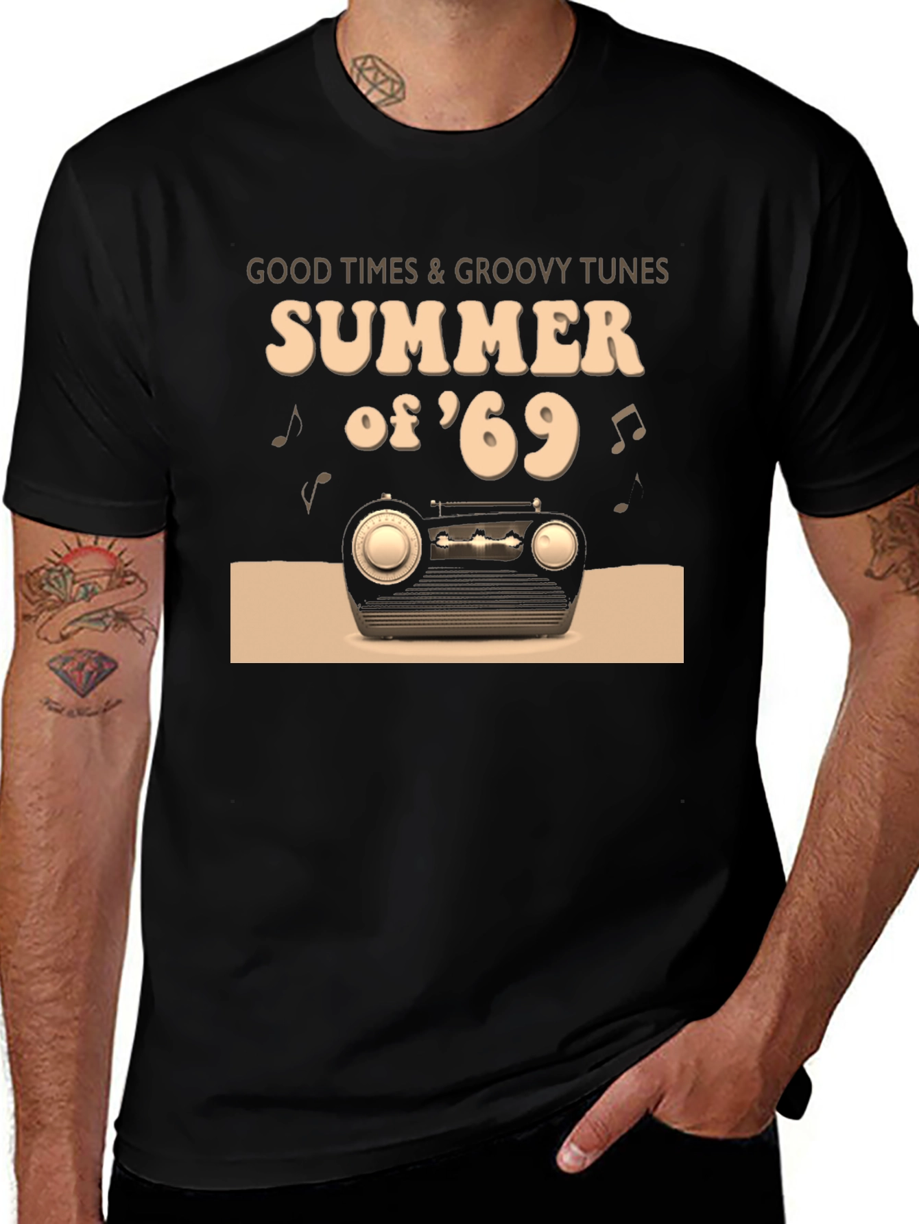Summer of 69 Groovy Tunes Tee