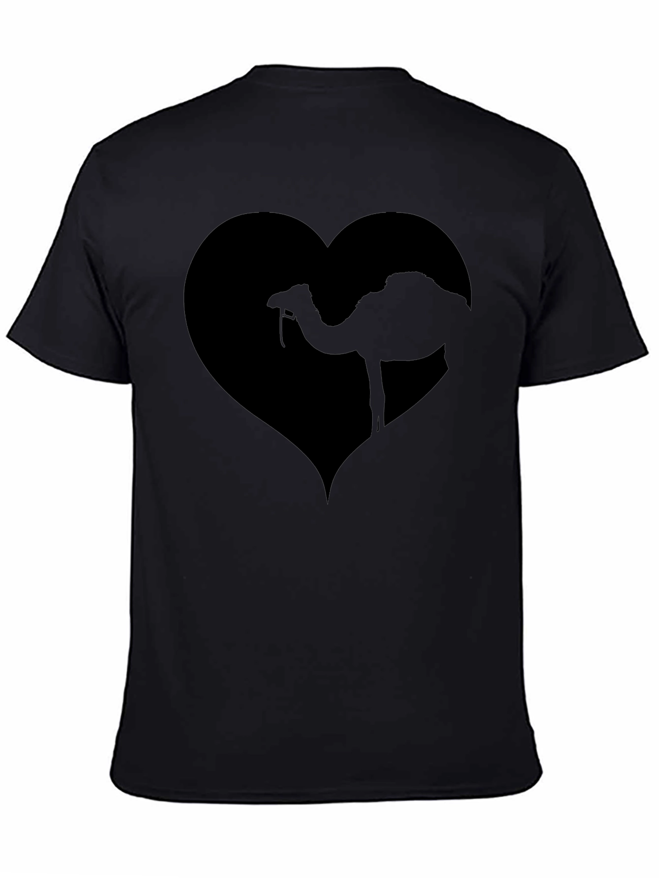 Camel Heart Graphic Tee - Black T-Shirt