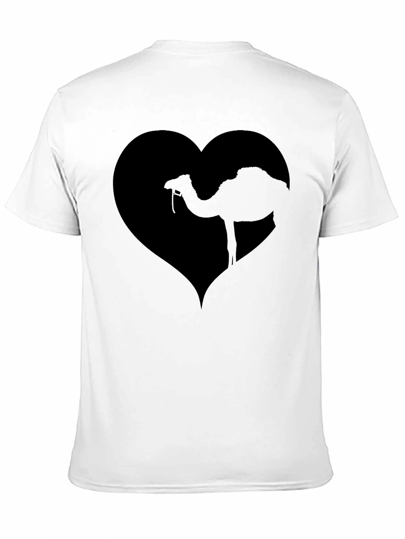 Camel Heart Graphic Tee - Black T-Shirt