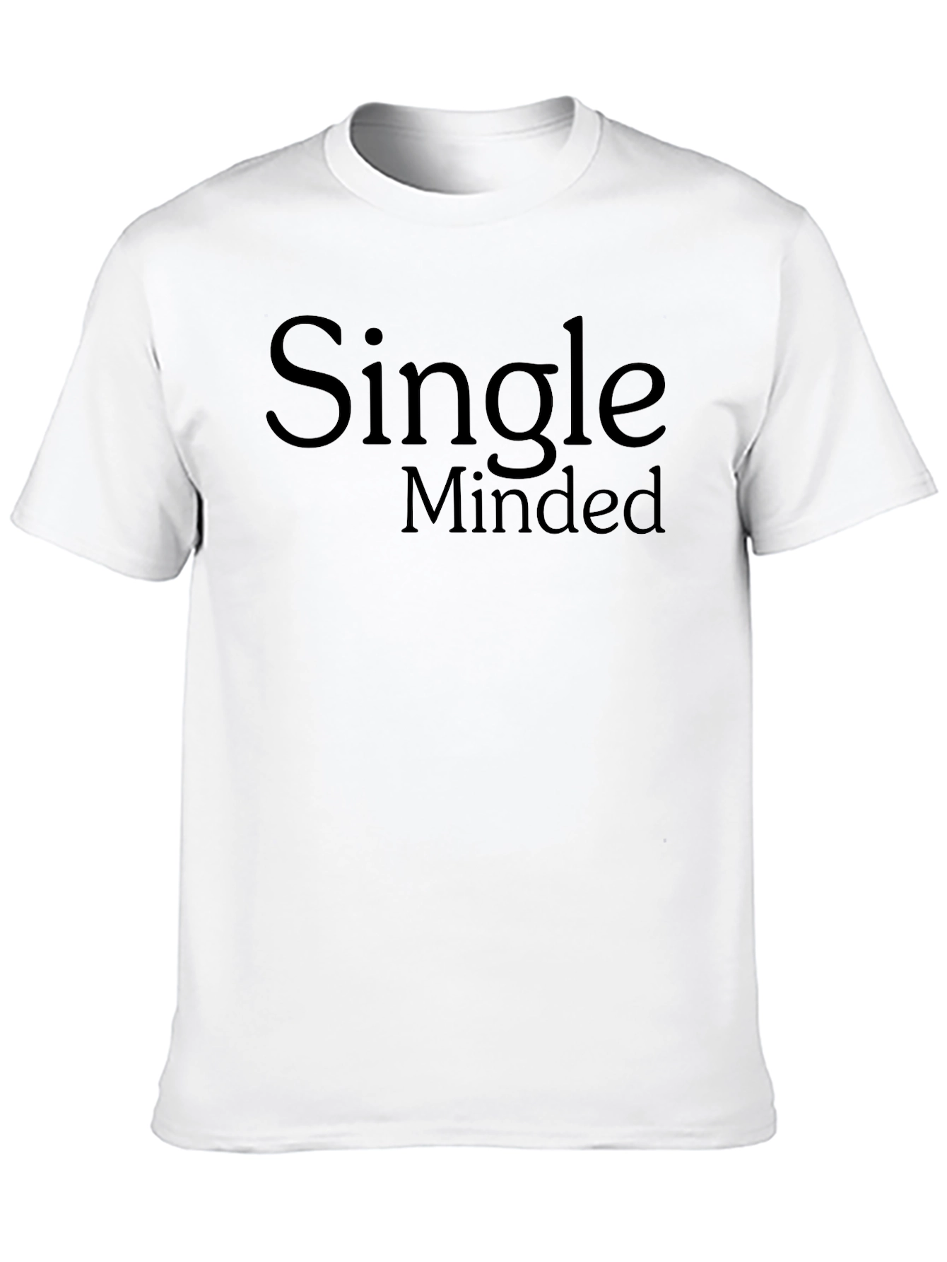 Single Minded Graphic Tee - Mens Black T-Shirt