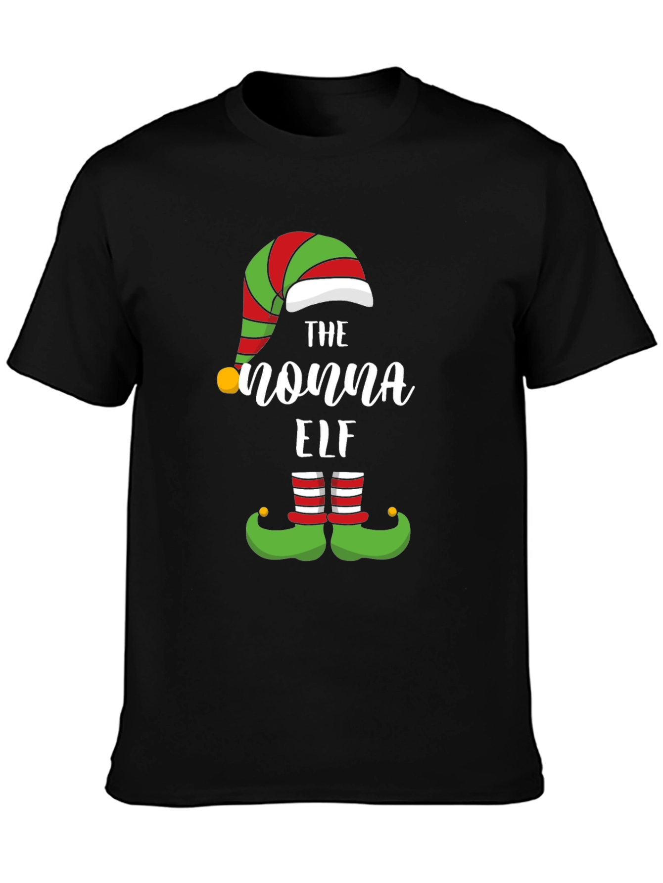 The Nonna Elf Christmas T-Shirt