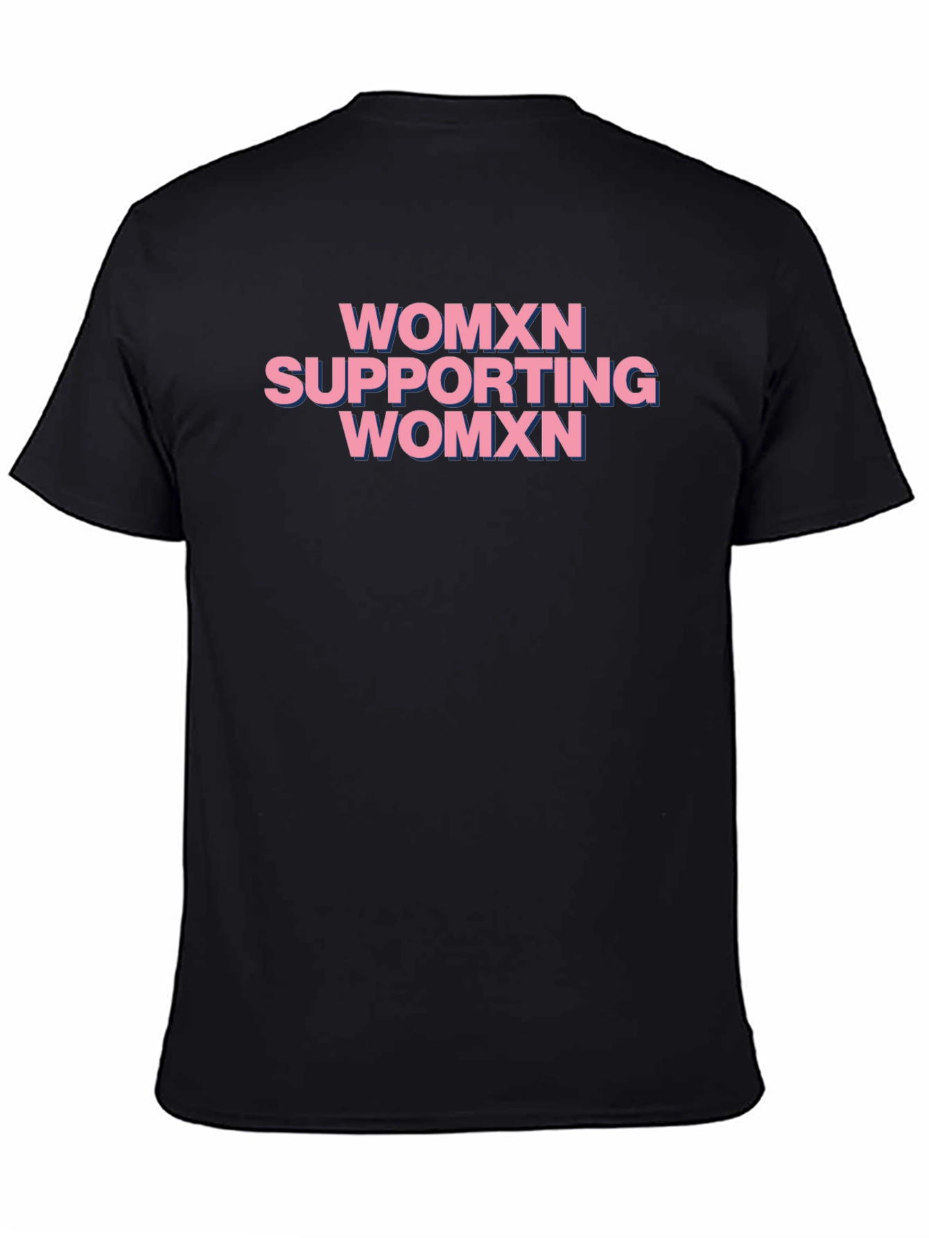 WOMXN Supporting WOMXN Black Graphic Tee