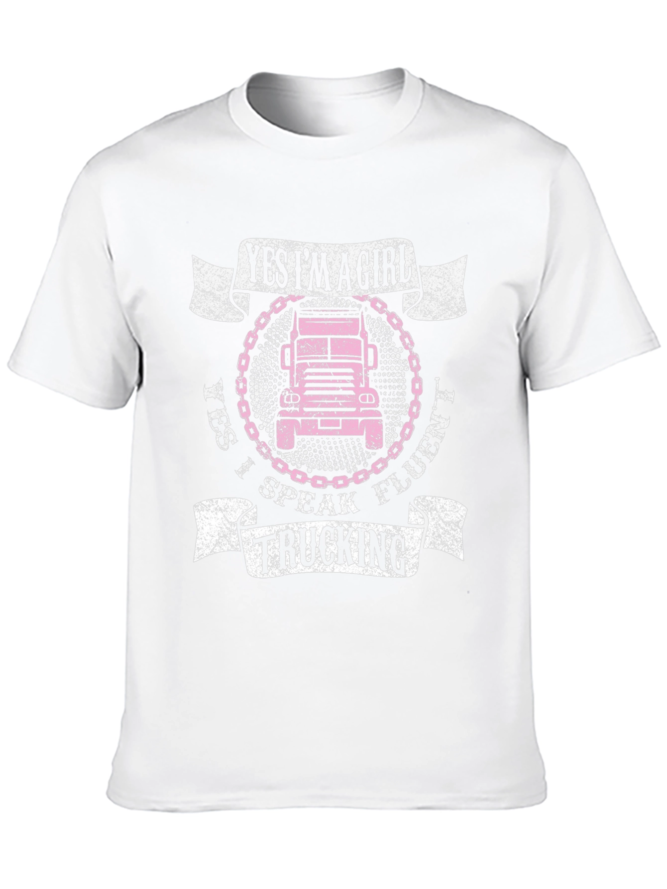 Yes Im A Girl Trucking T-Shirt