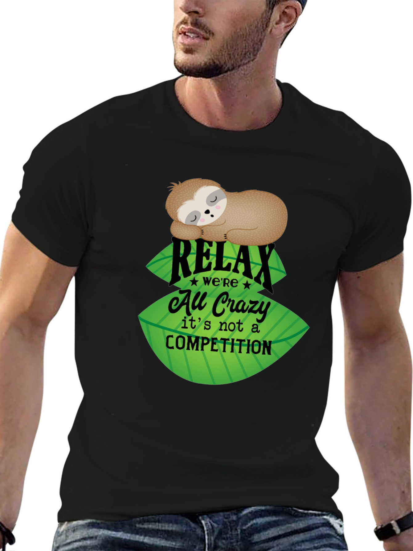 Relax Sloth Tee - No Competition