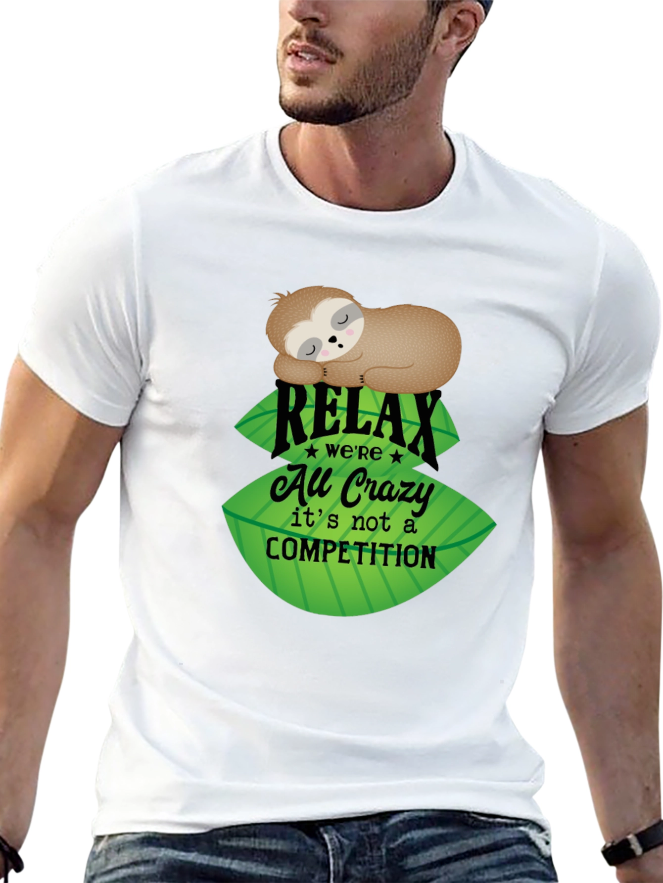 Relax Sloth Tee - No Competition