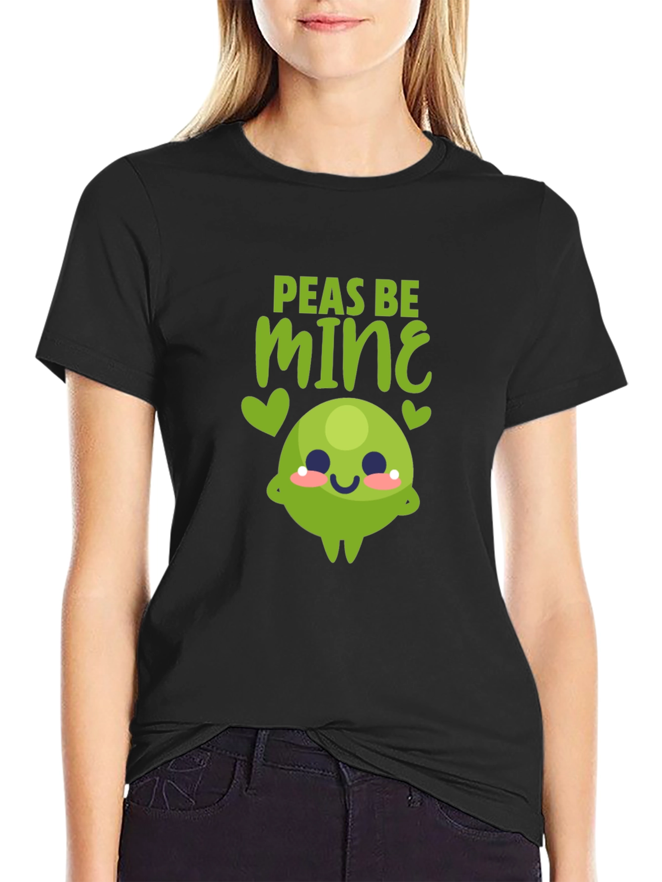 Peas Be Mine Valentines Day T-Shirt