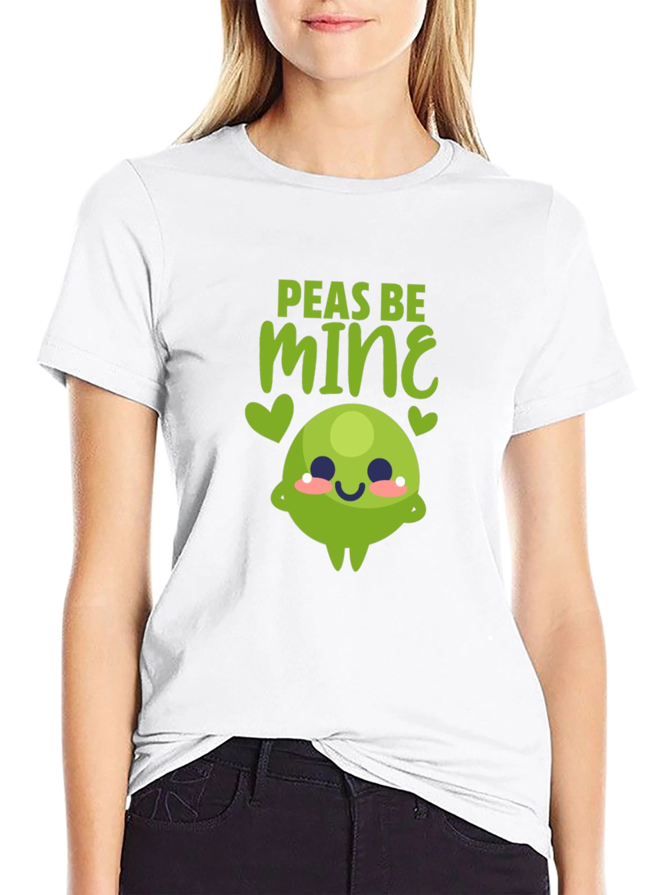 Peas Be Mine Valentines Day T-Shirt