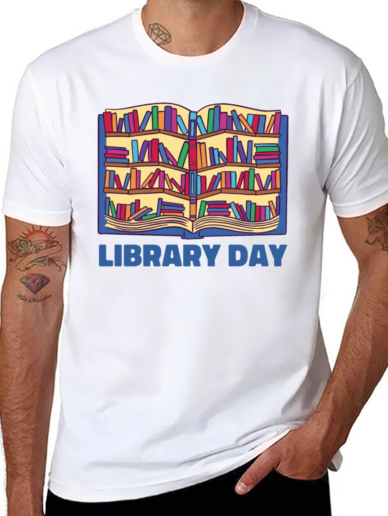Library Day T-Shirt - Book Lover Tee
