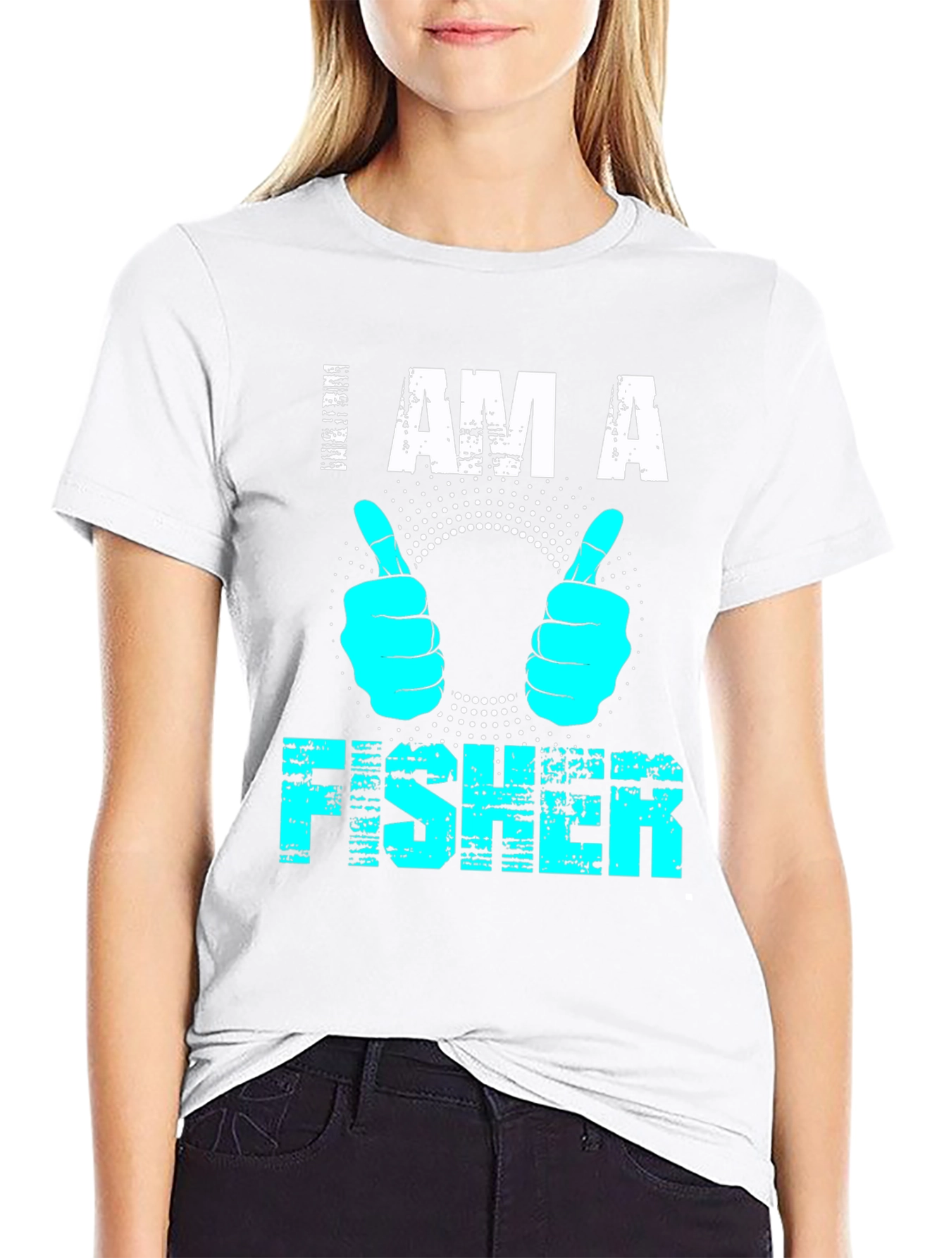 I AM A FISHER T-Shirt - Fun Fishing Tee