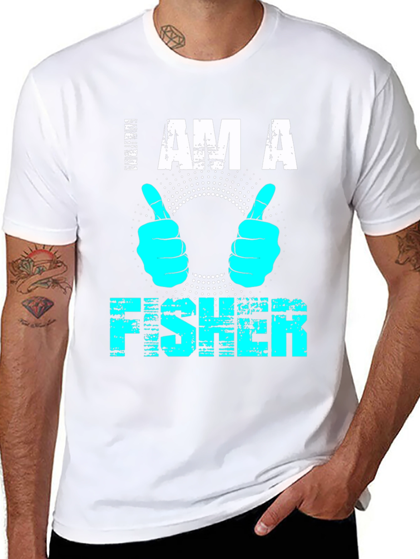 I AM A FISHER T-Shirt - Fun Fishing Tee