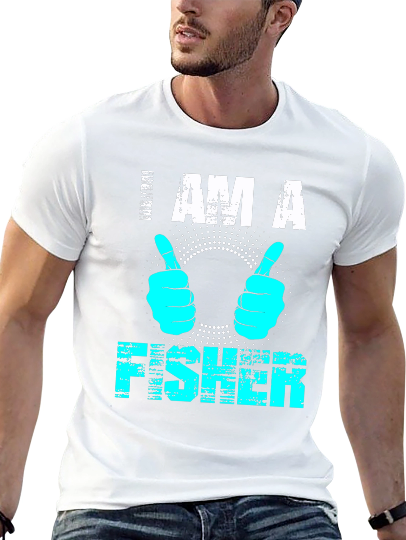 I AM A FISHER T-Shirt - Fun Fishing Tee
