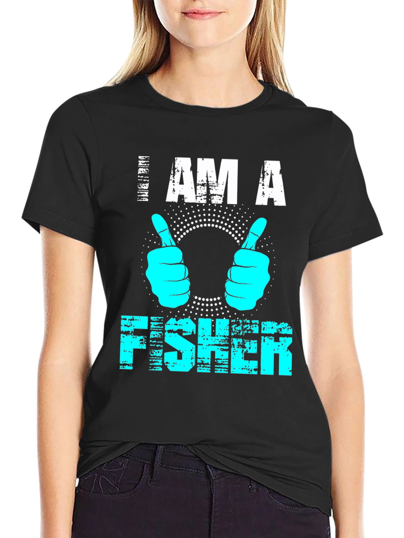 I AM A FISHER T-Shirt - Fun Fishing Tee