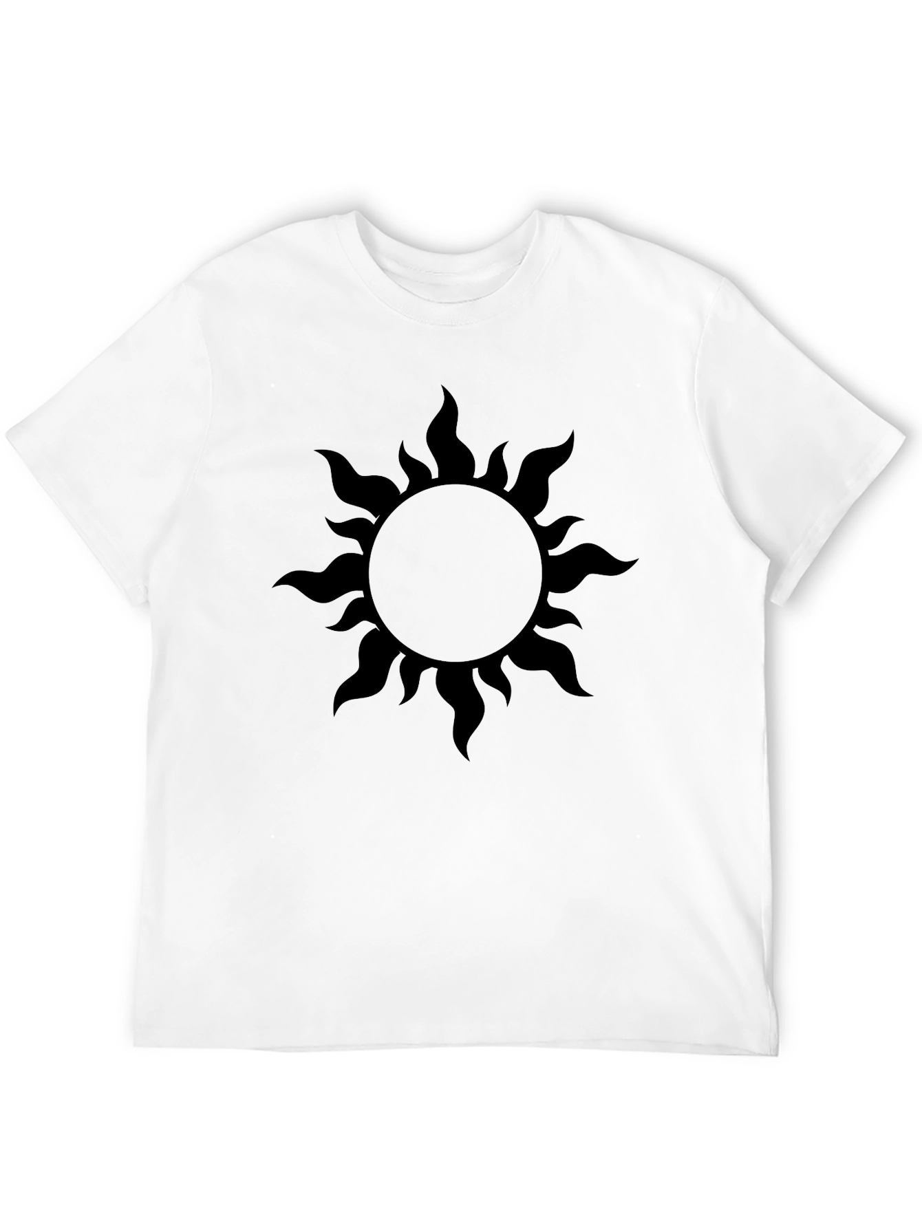 Black Sun Graphic Tee - Stylish Casual Wear
