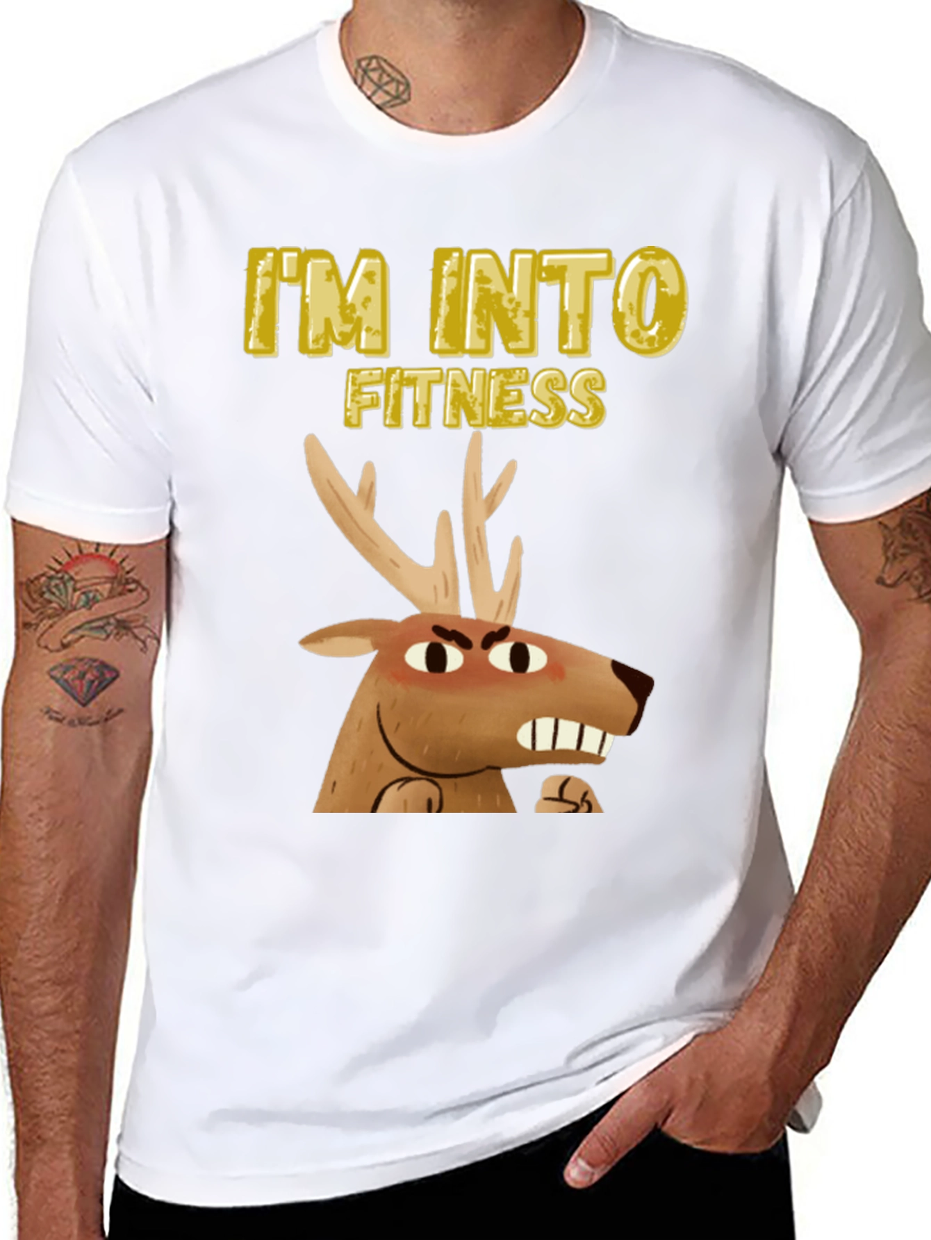 Im Into Fitness Deer T-Shirt