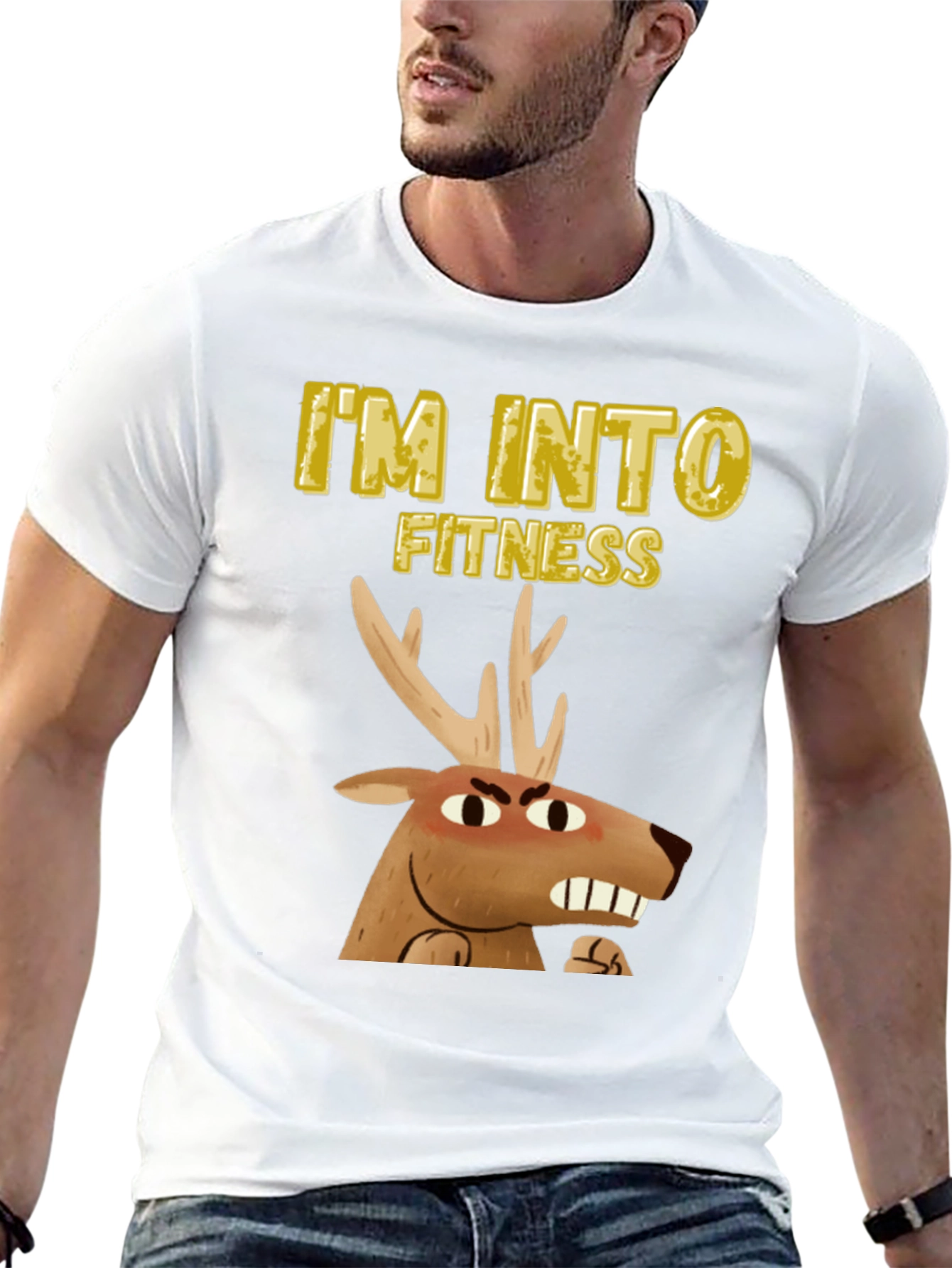 Im Into Fitness Deer T-Shirt