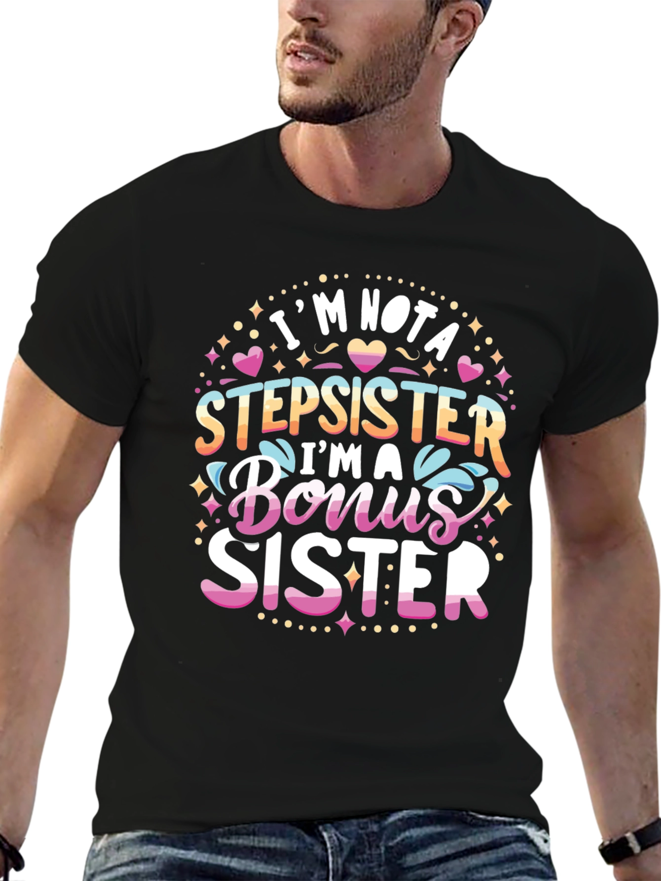 Bonus Sister Graphic T-Shirt - Perfect Gift