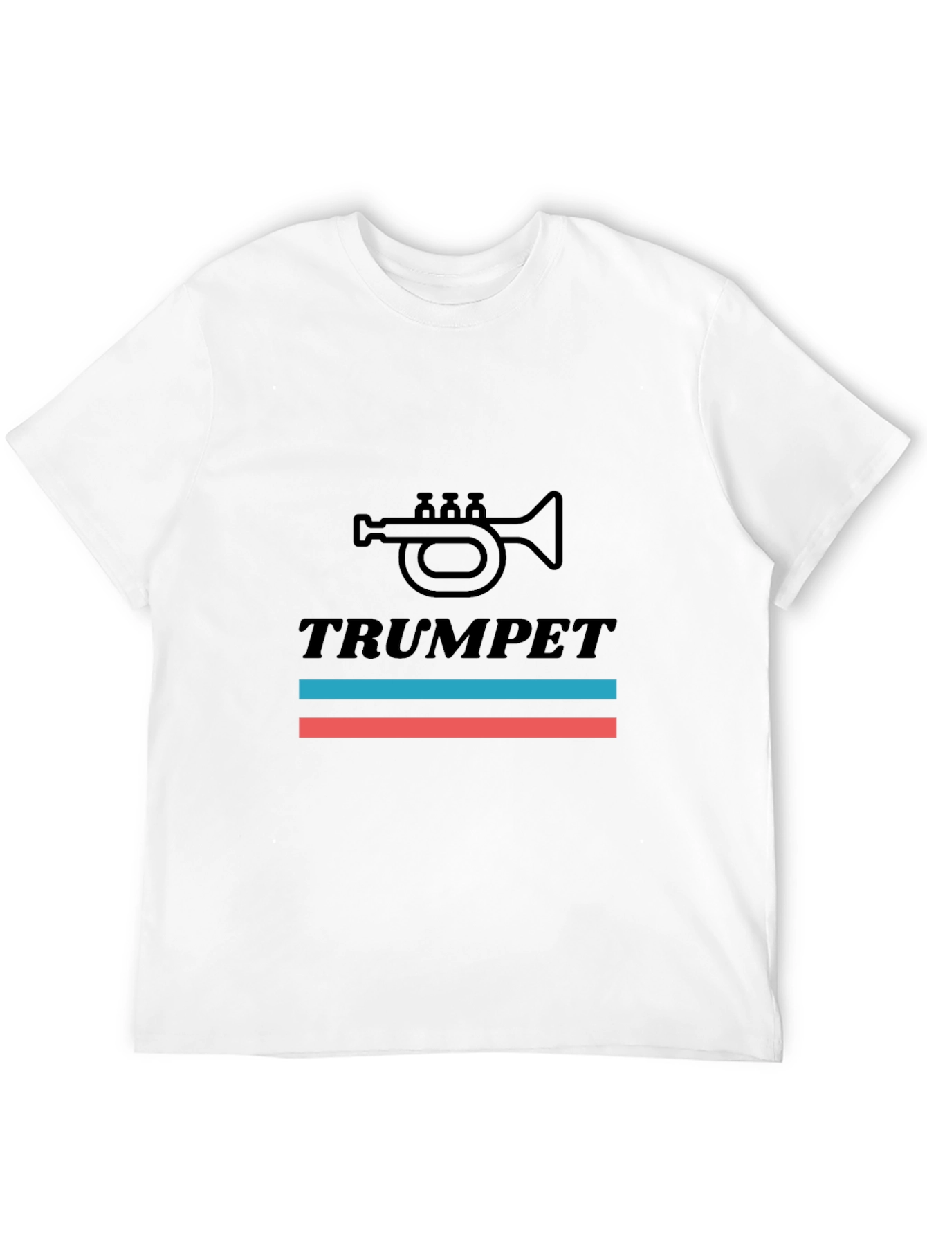 Trumpet Graphic Tee - Music Lovers T-Shirt
