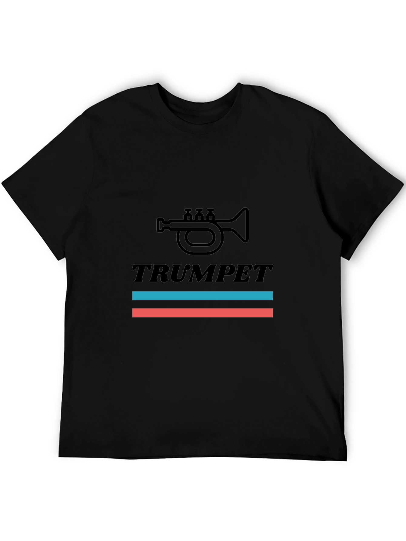 Trumpet Graphic Tee - Music Lovers T-Shirt