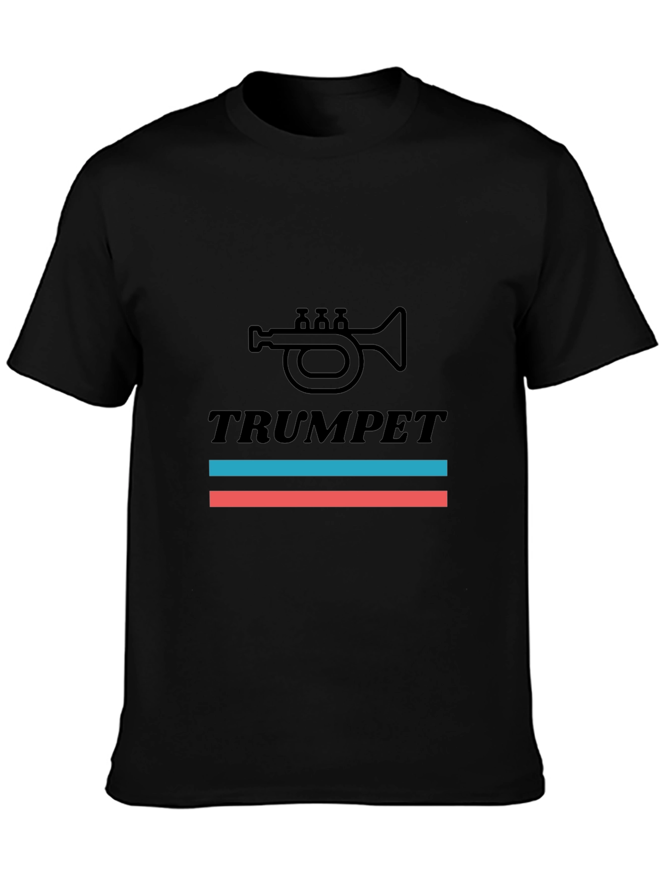 Trumpet Graphic Tee - Music Lovers T-Shirt