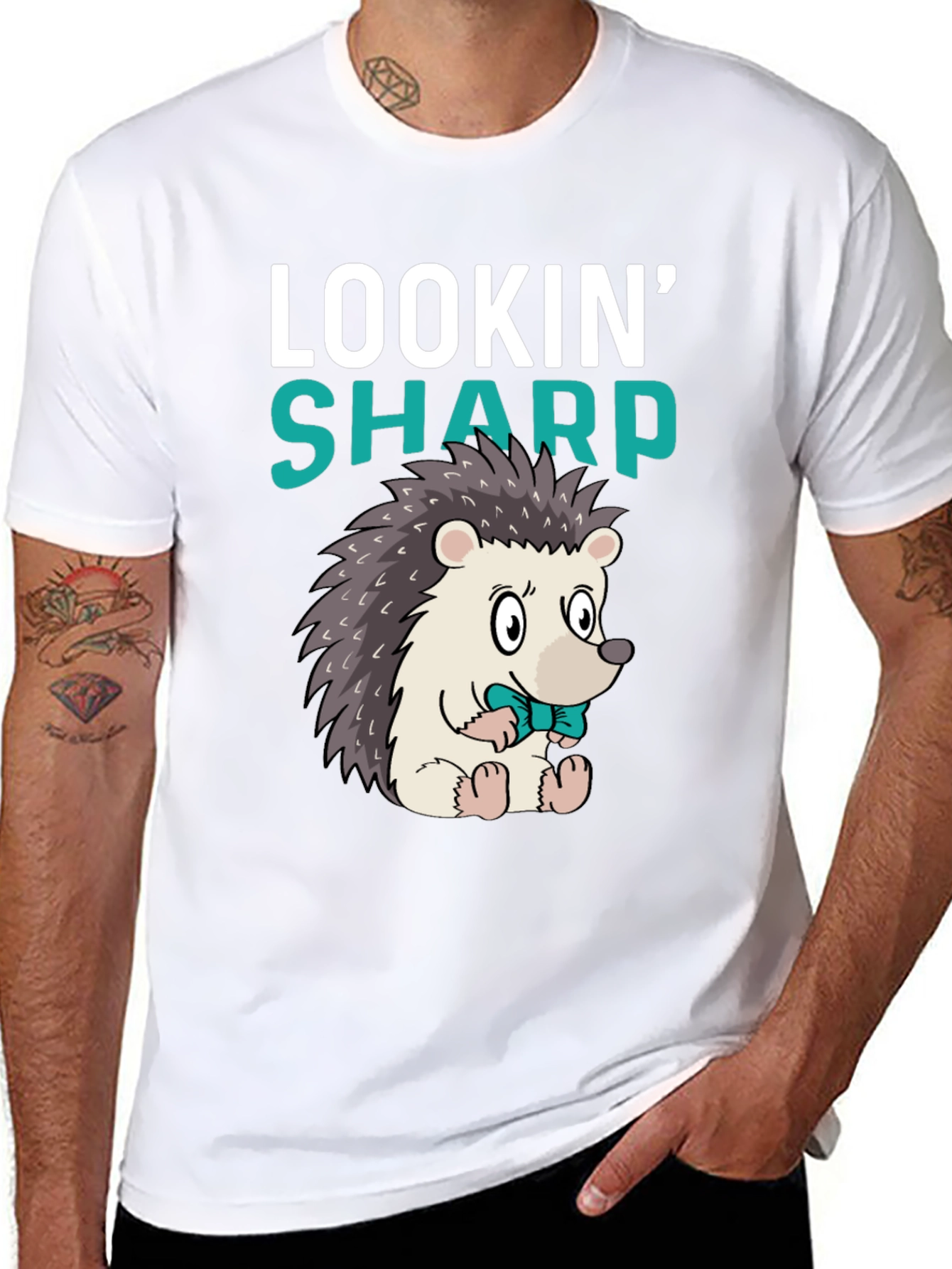 Lookin Sharp Hedgehog Graphic Tee