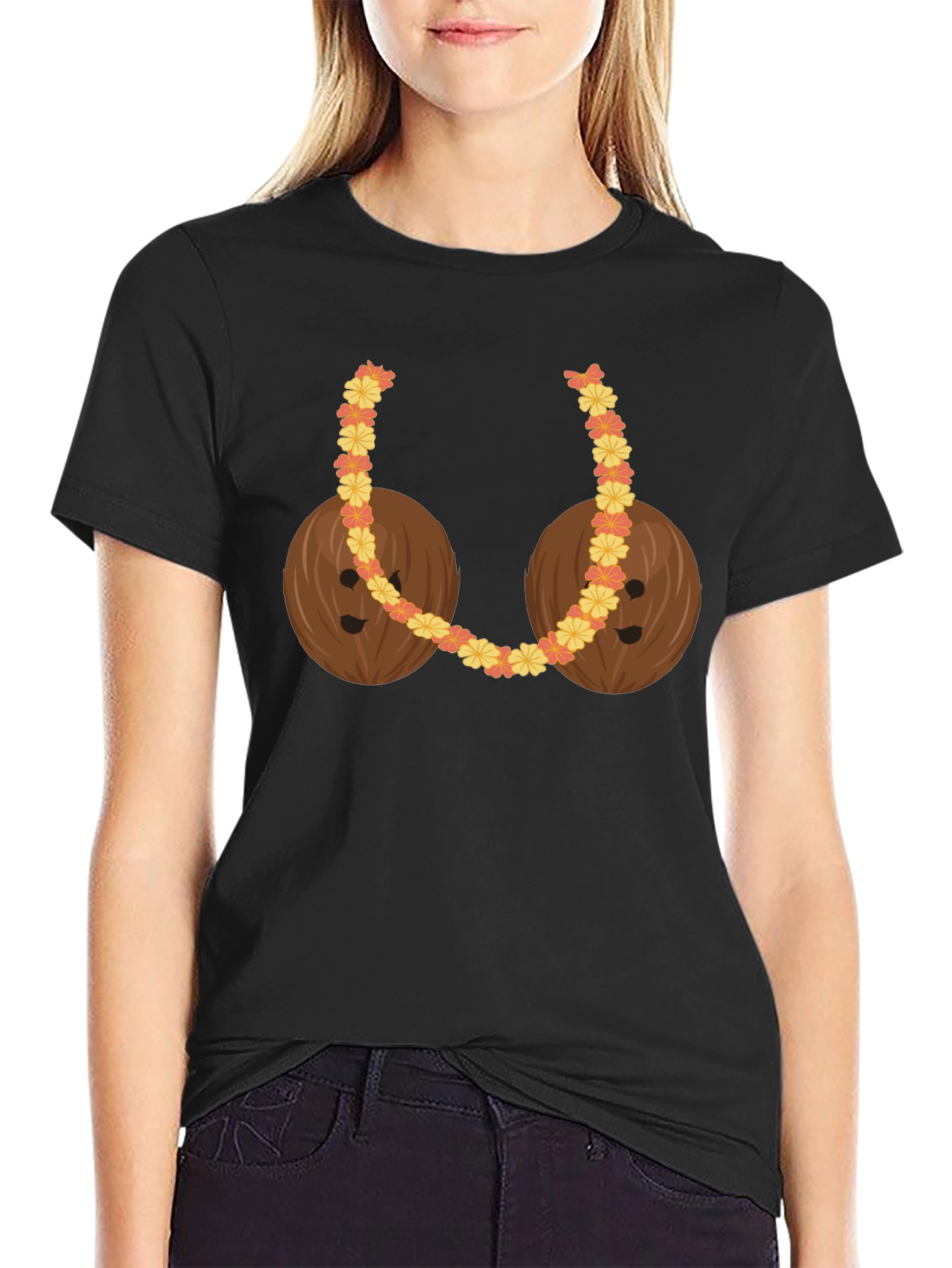 Coconut Bra T-Shirt - Funny Hawaiian Tee
