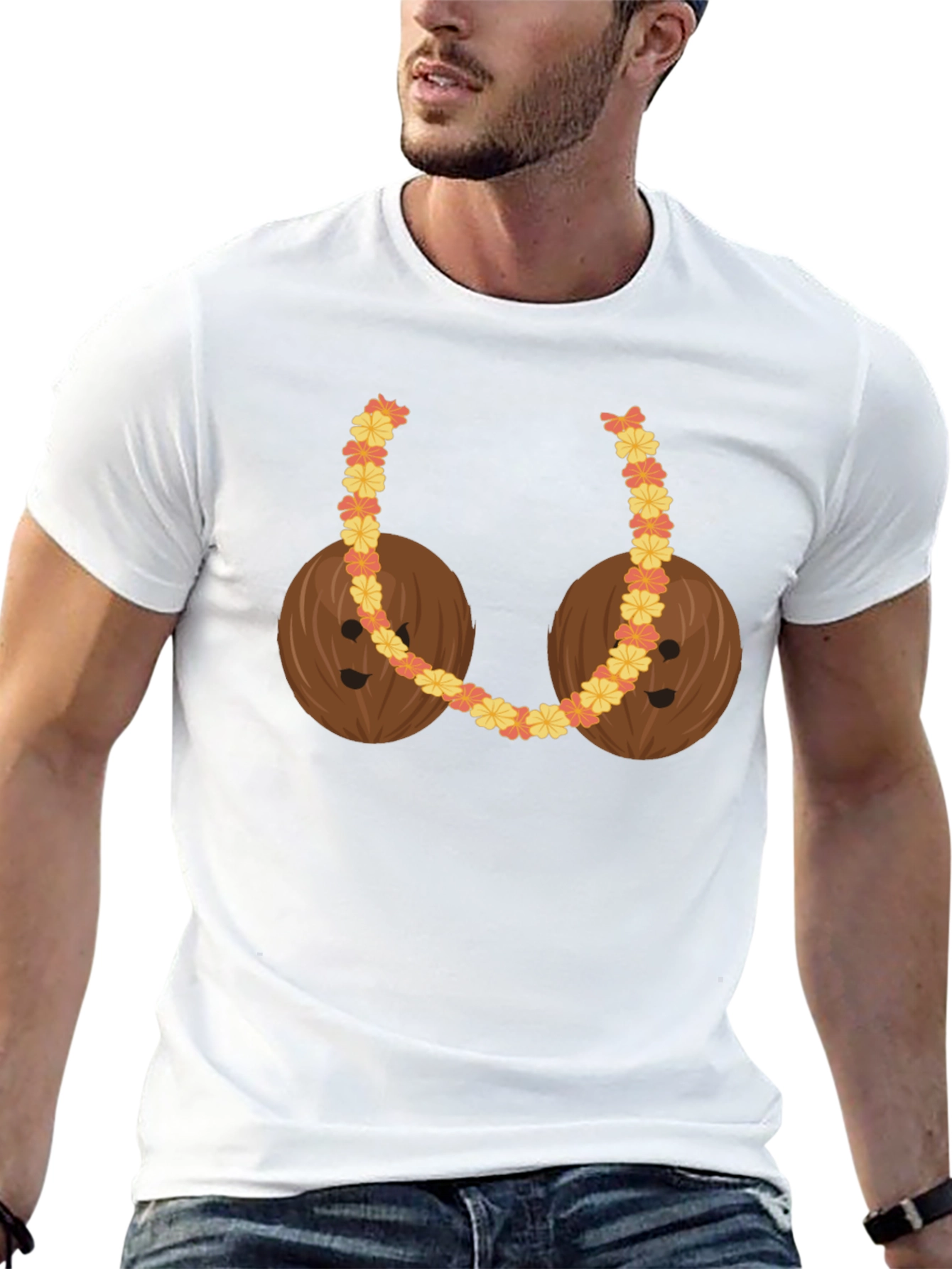 Coconut Bra T-Shirt - Funny Hawaiian Tee