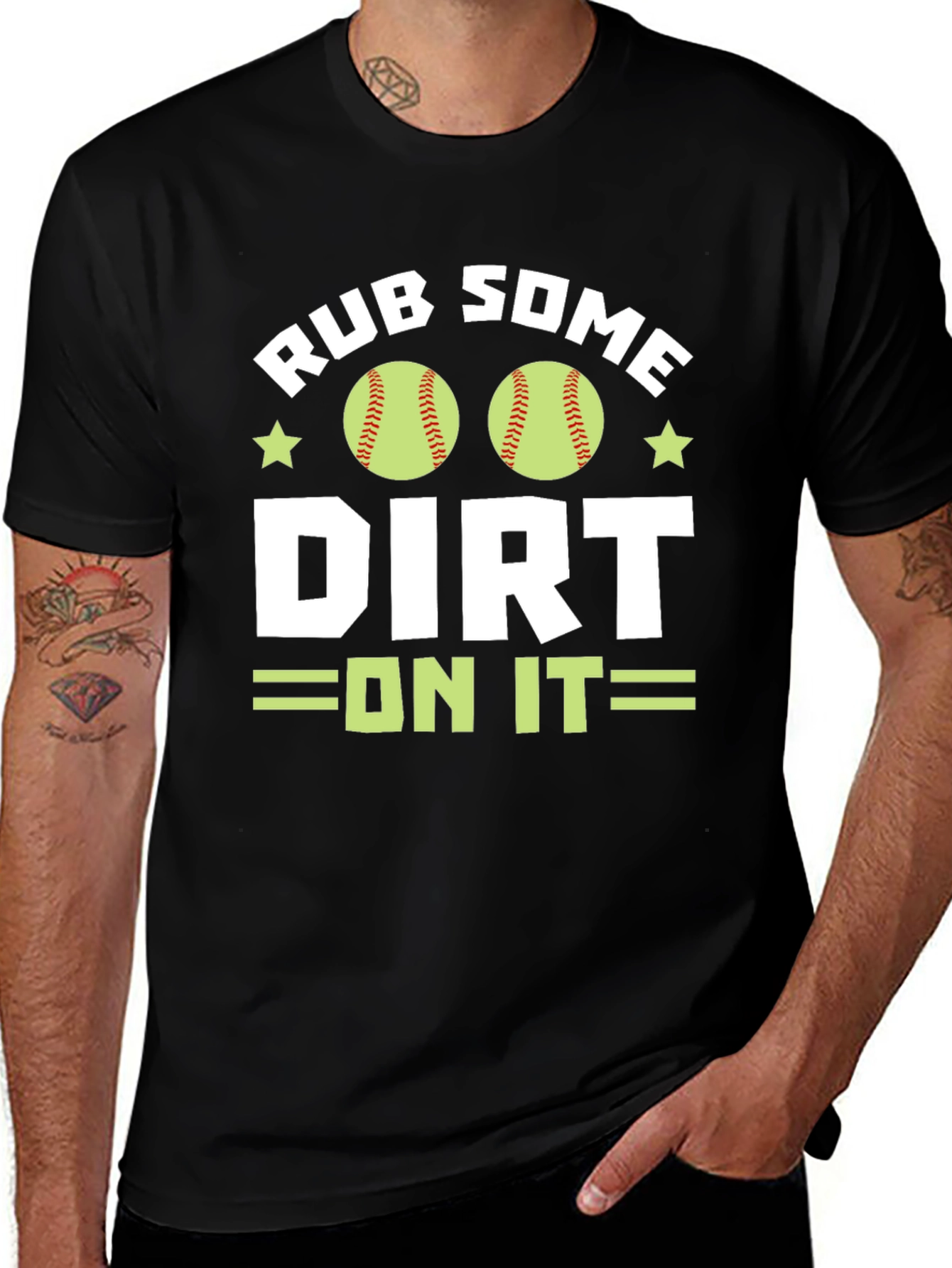 Rub Some Dirt On It T-Shirt - Baseball/Softball