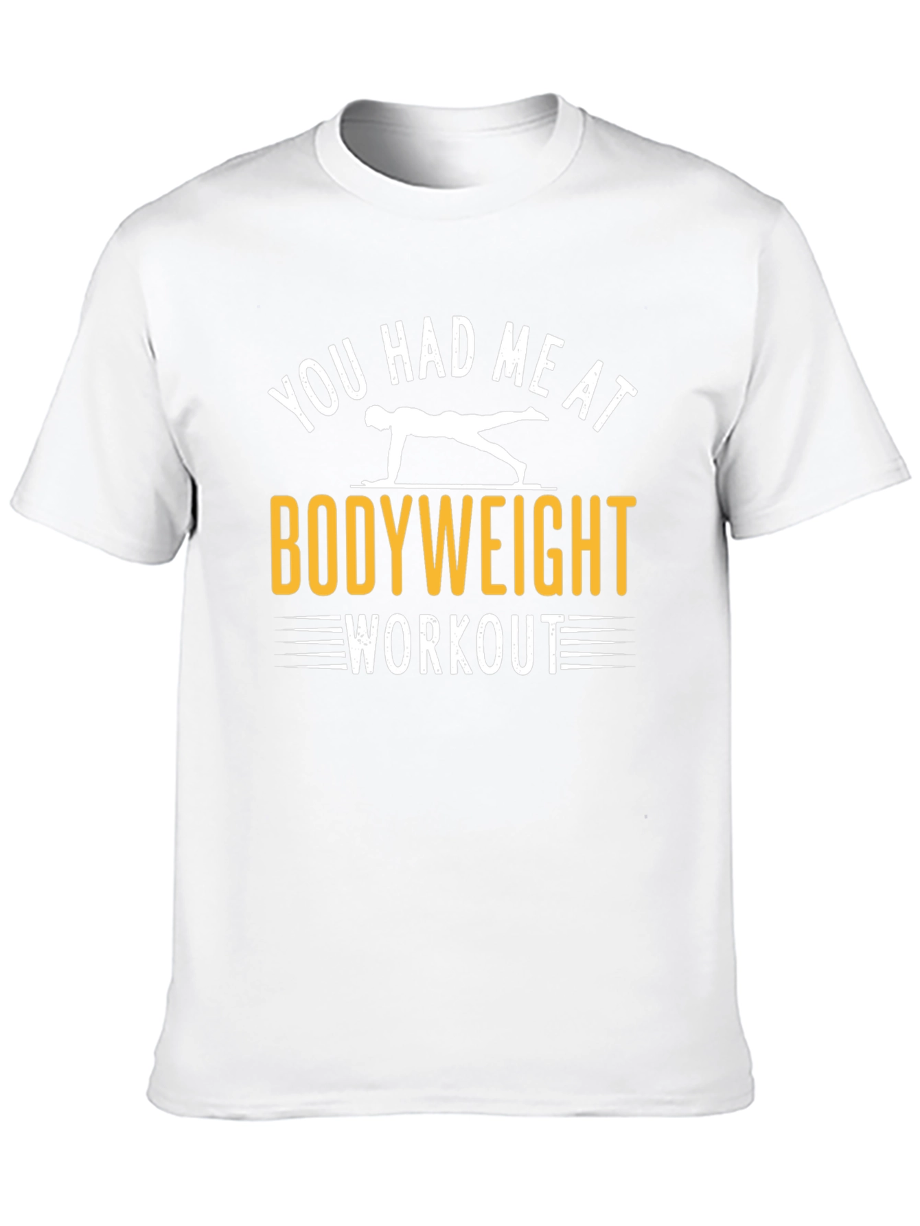 Bodyweight Workout Graphic Tee - Fitness Motivation