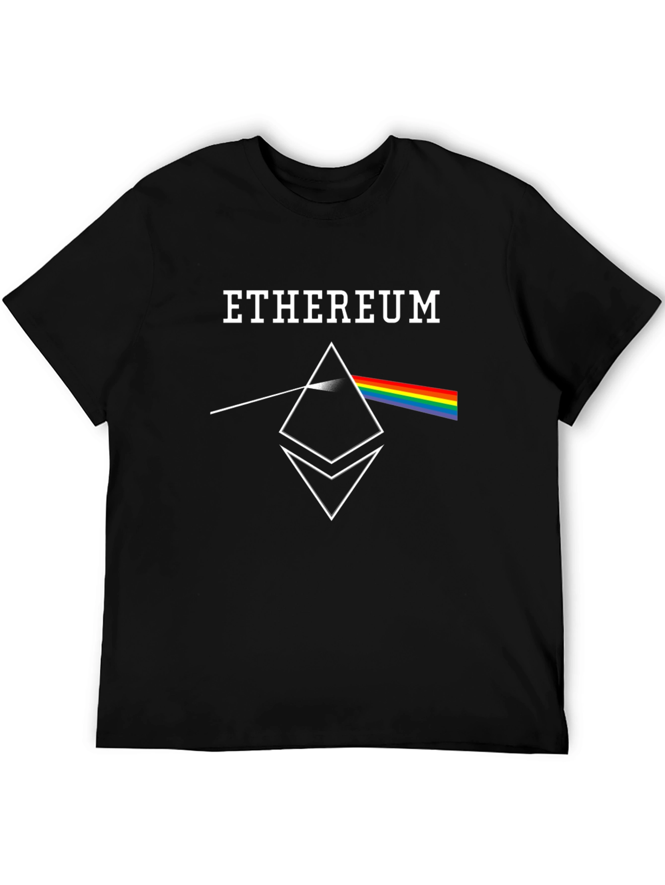 Ethereum Prism T-Shirt - Dark Side Crypto Tee
