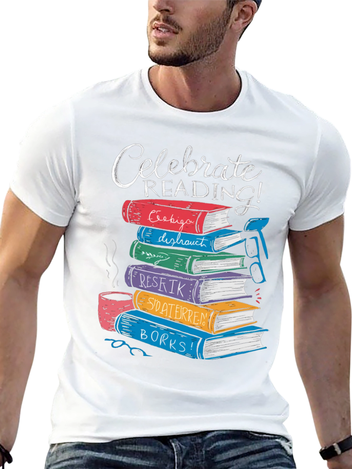 Celebrate Reading T-Shirt - Book Lover Tee