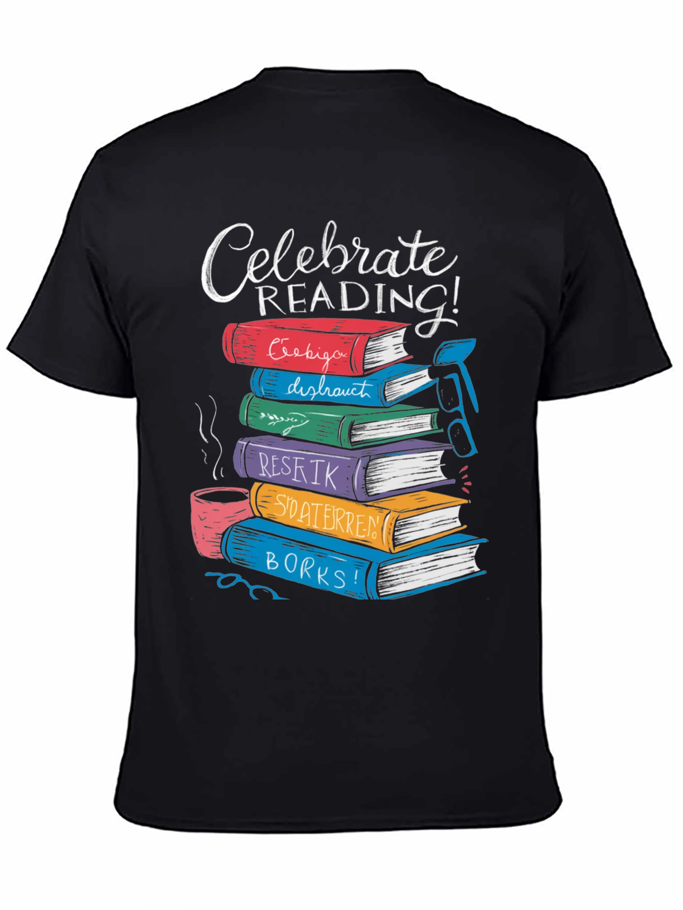Celebrate Reading T-Shirt - Book Lover Tee