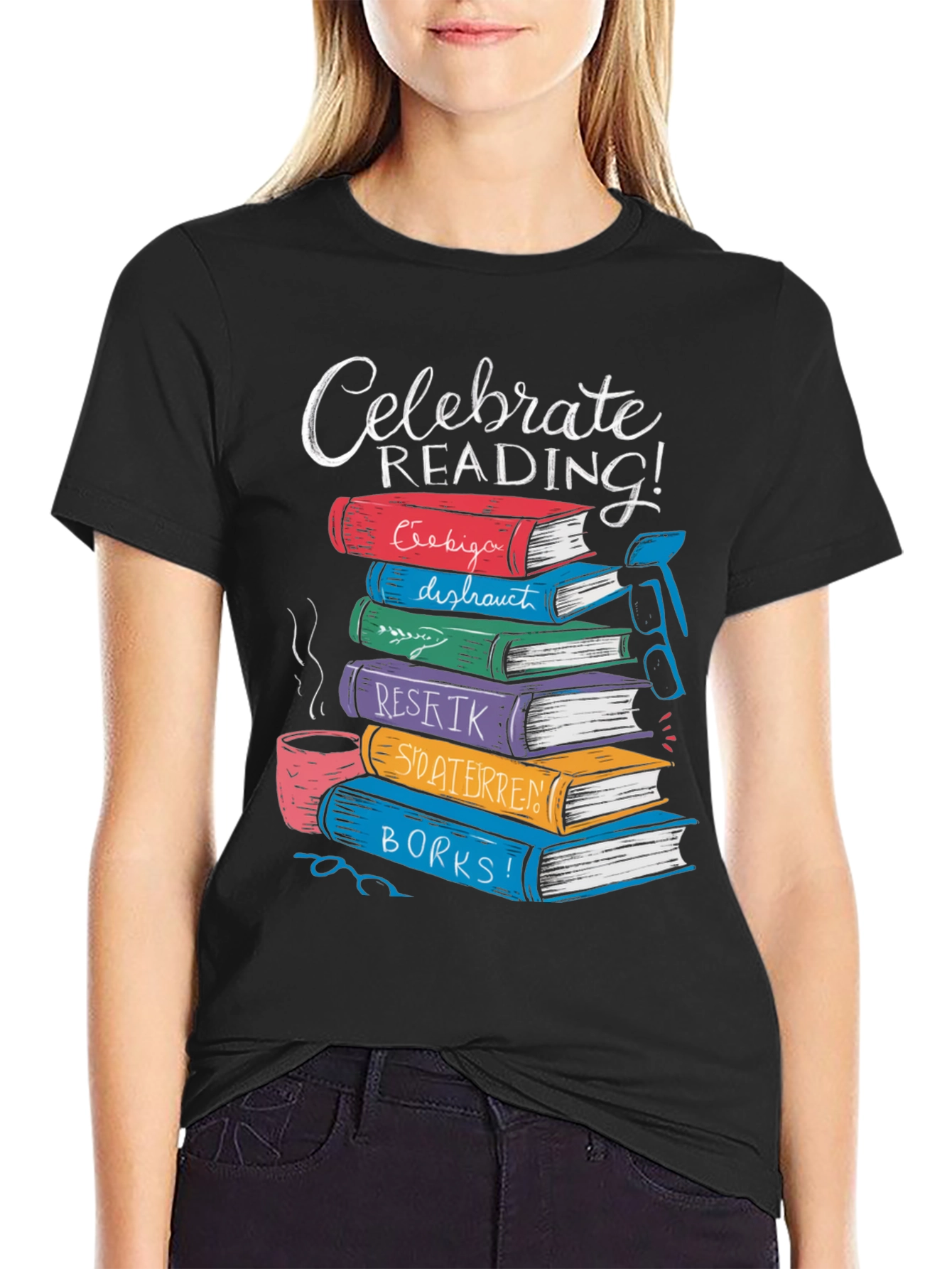 Celebrate Reading T-Shirt - Book Lover Tee