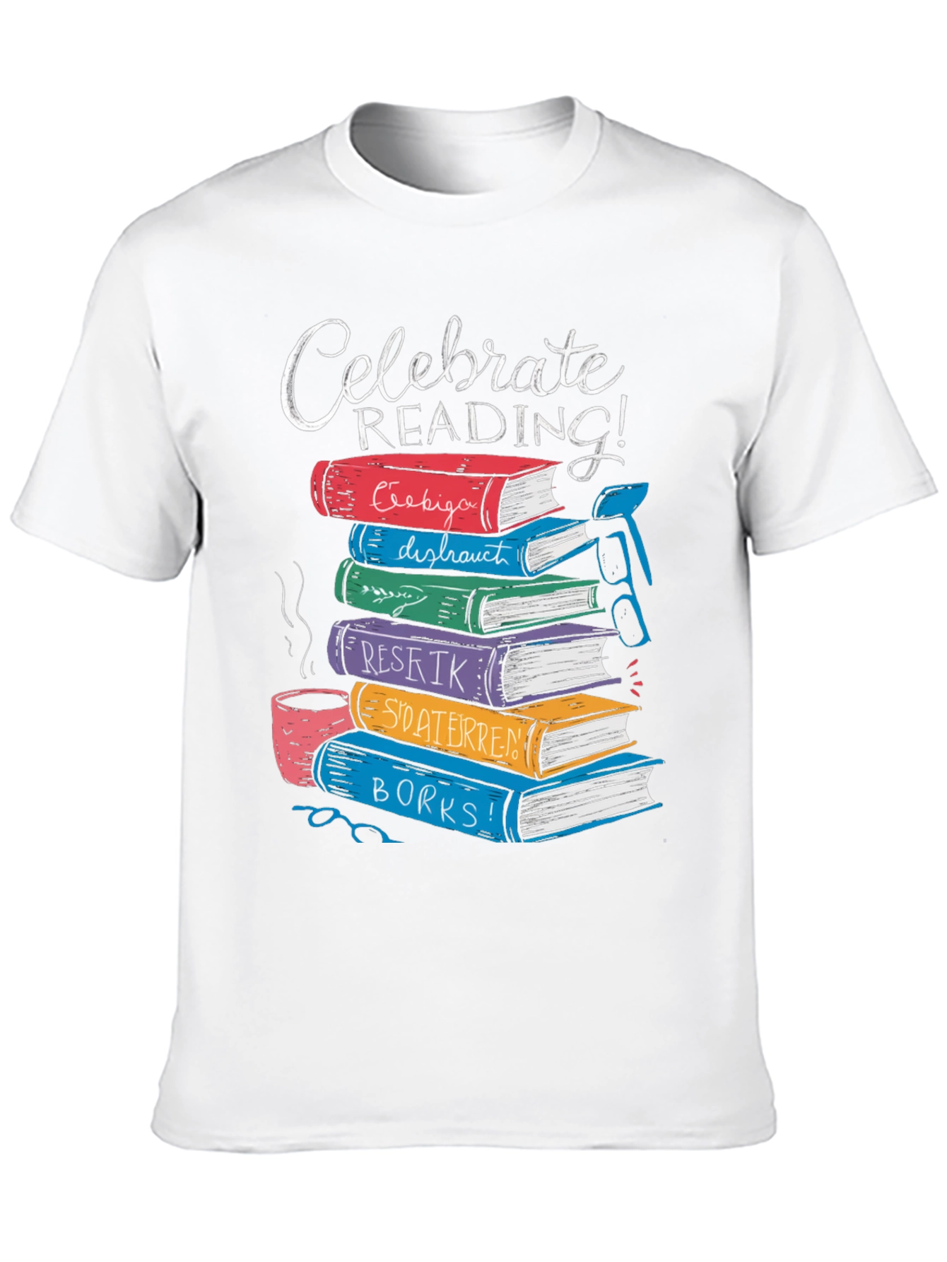 Celebrate Reading T-Shirt - Book Lover Tee
