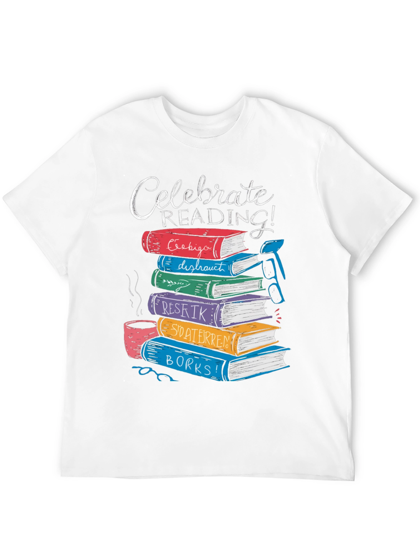 Celebrate Reading T-Shirt - Book Lover Tee