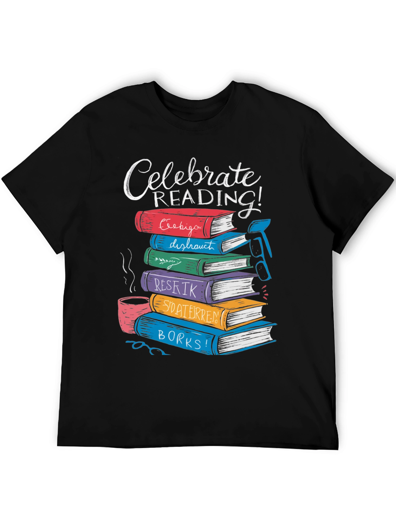 Celebrate Reading T-Shirt - Book Lover Tee