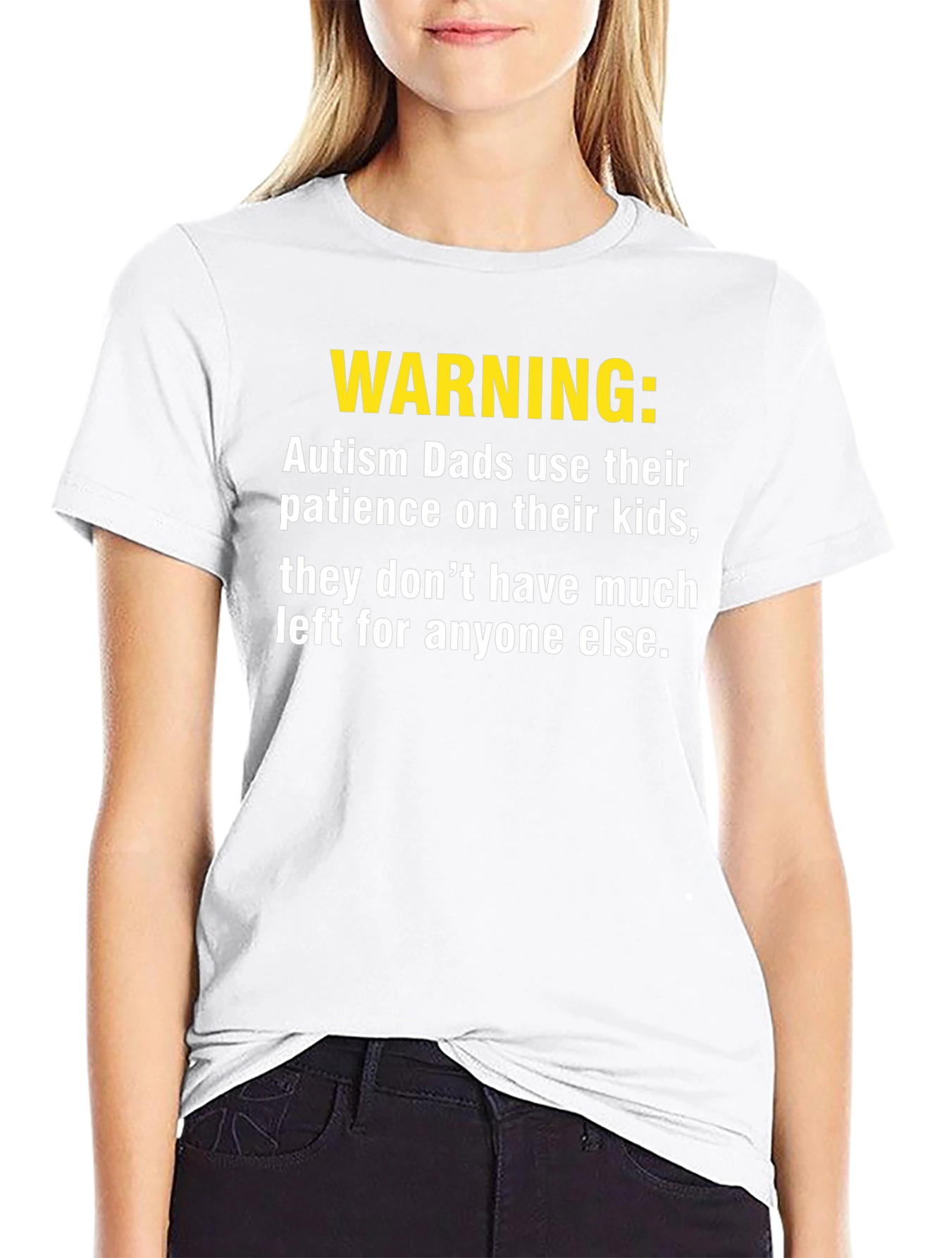 Autism Dad Warning T-Shirt - Patience Humor