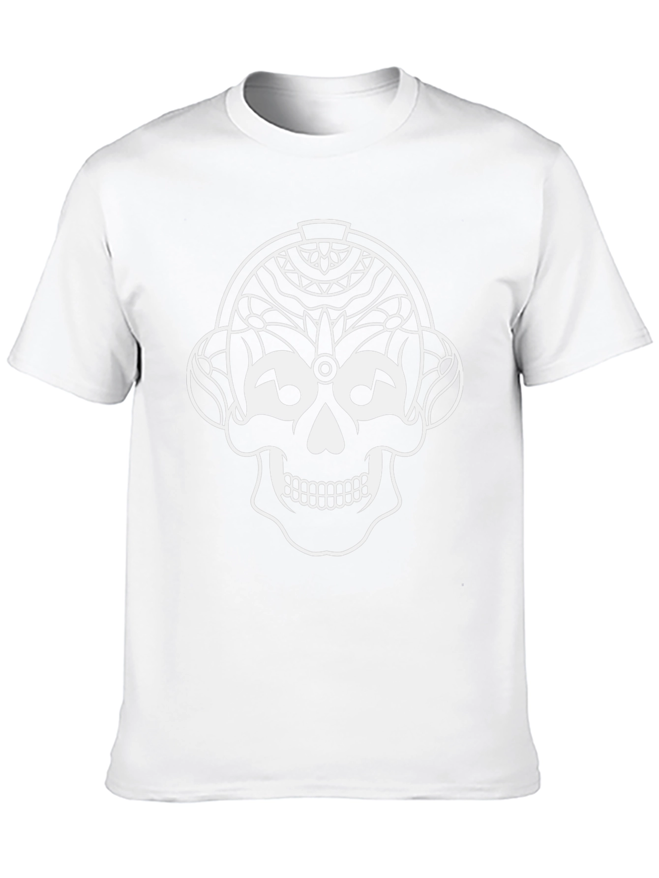 Skull DJ T-Shirt - Black Graphic Tee
