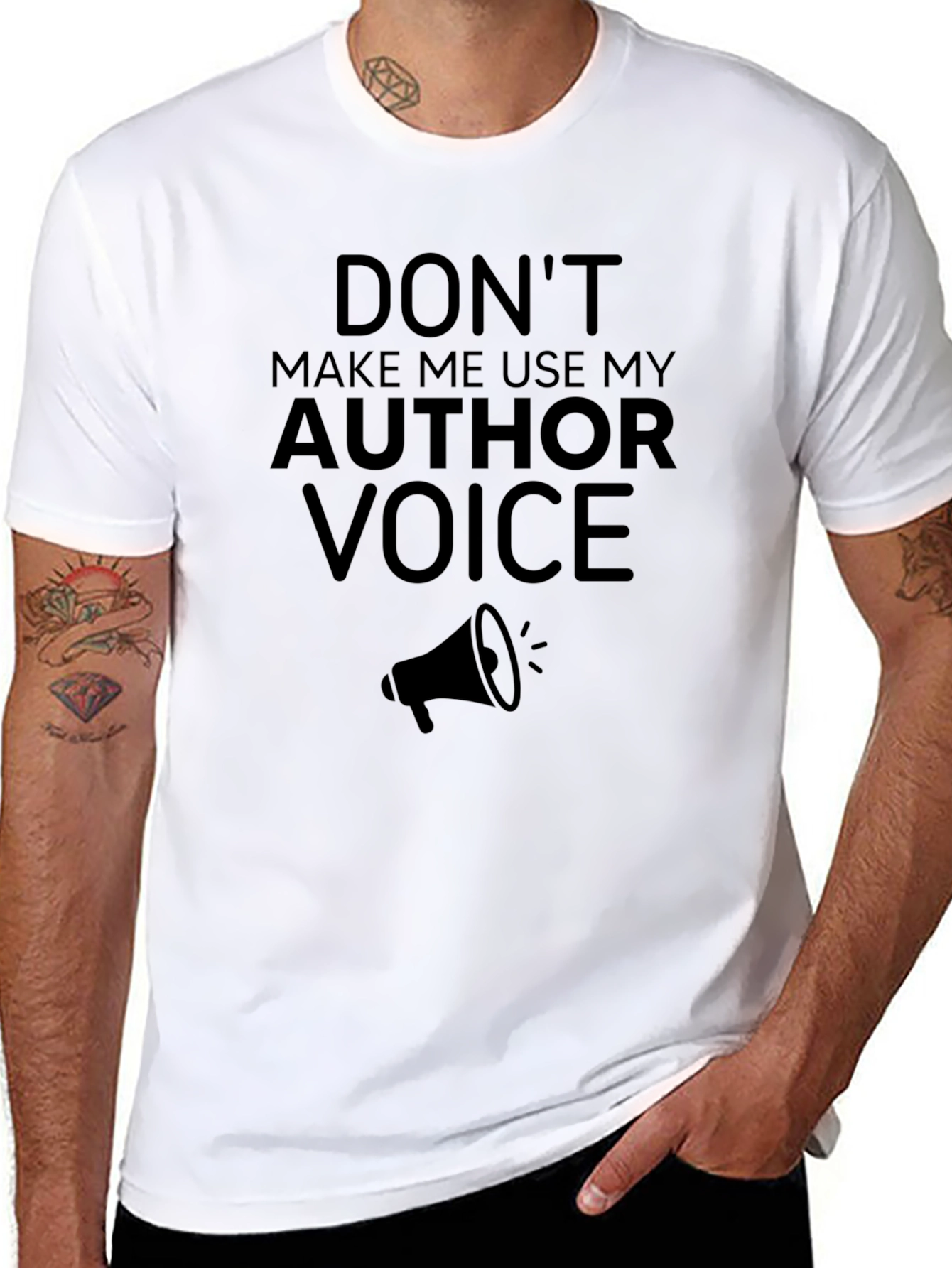 Author Voice T-Shirt - Funny Writer Gift