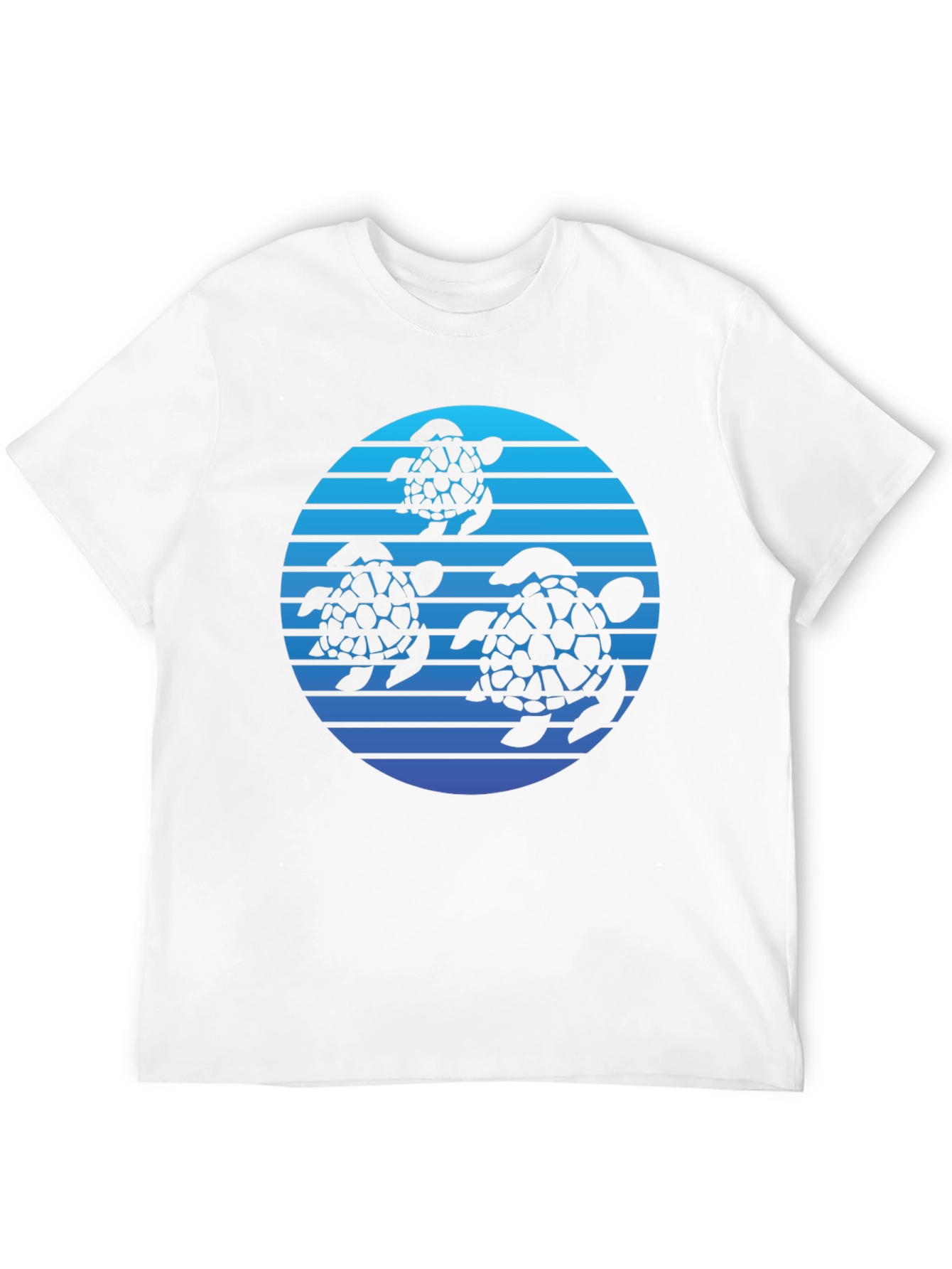 Turtle Sunset Graphic Tee - Black