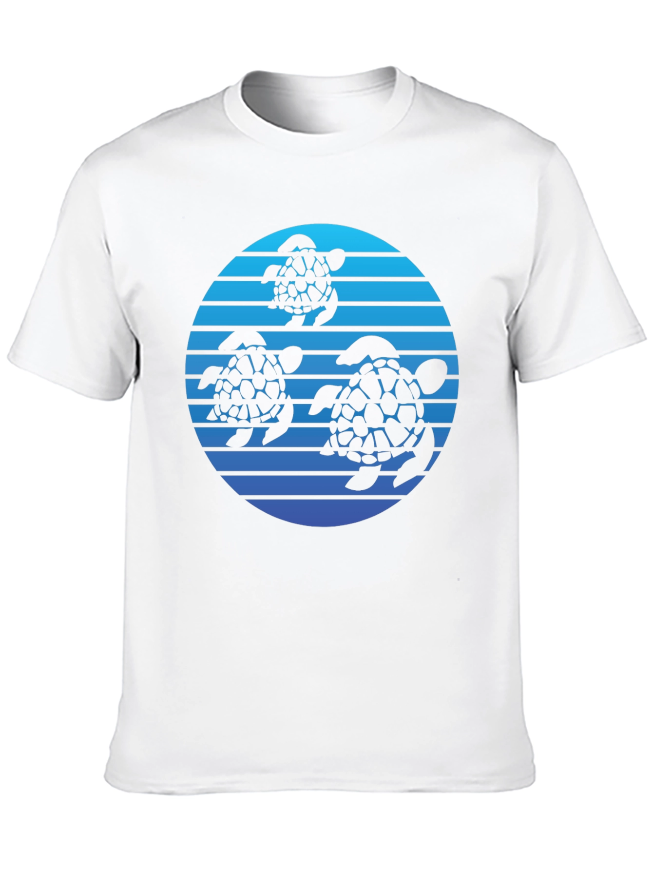 Turtle Sunset Graphic Tee - Black