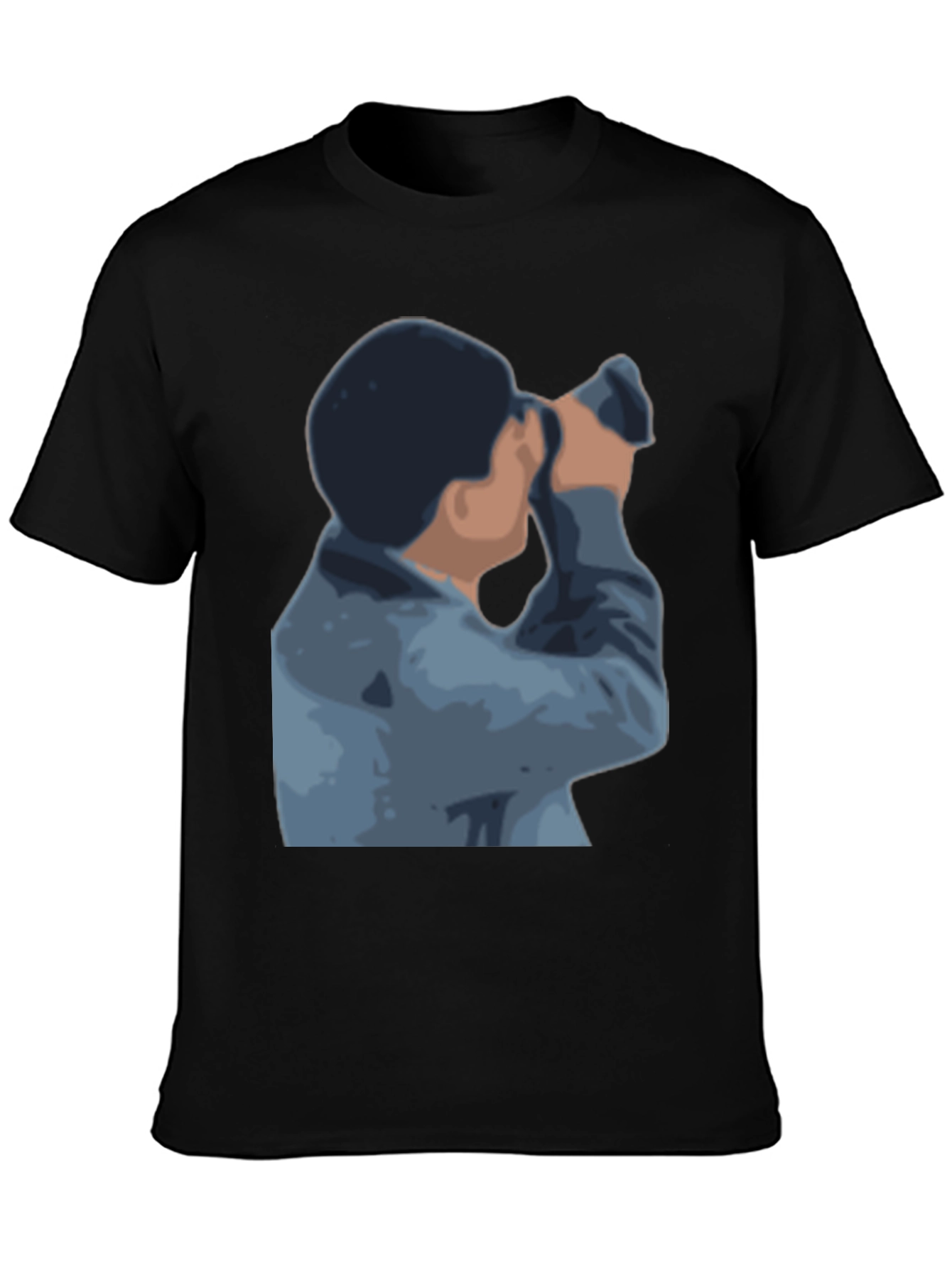Binocular Gazer Graphic Tee - Modern Style