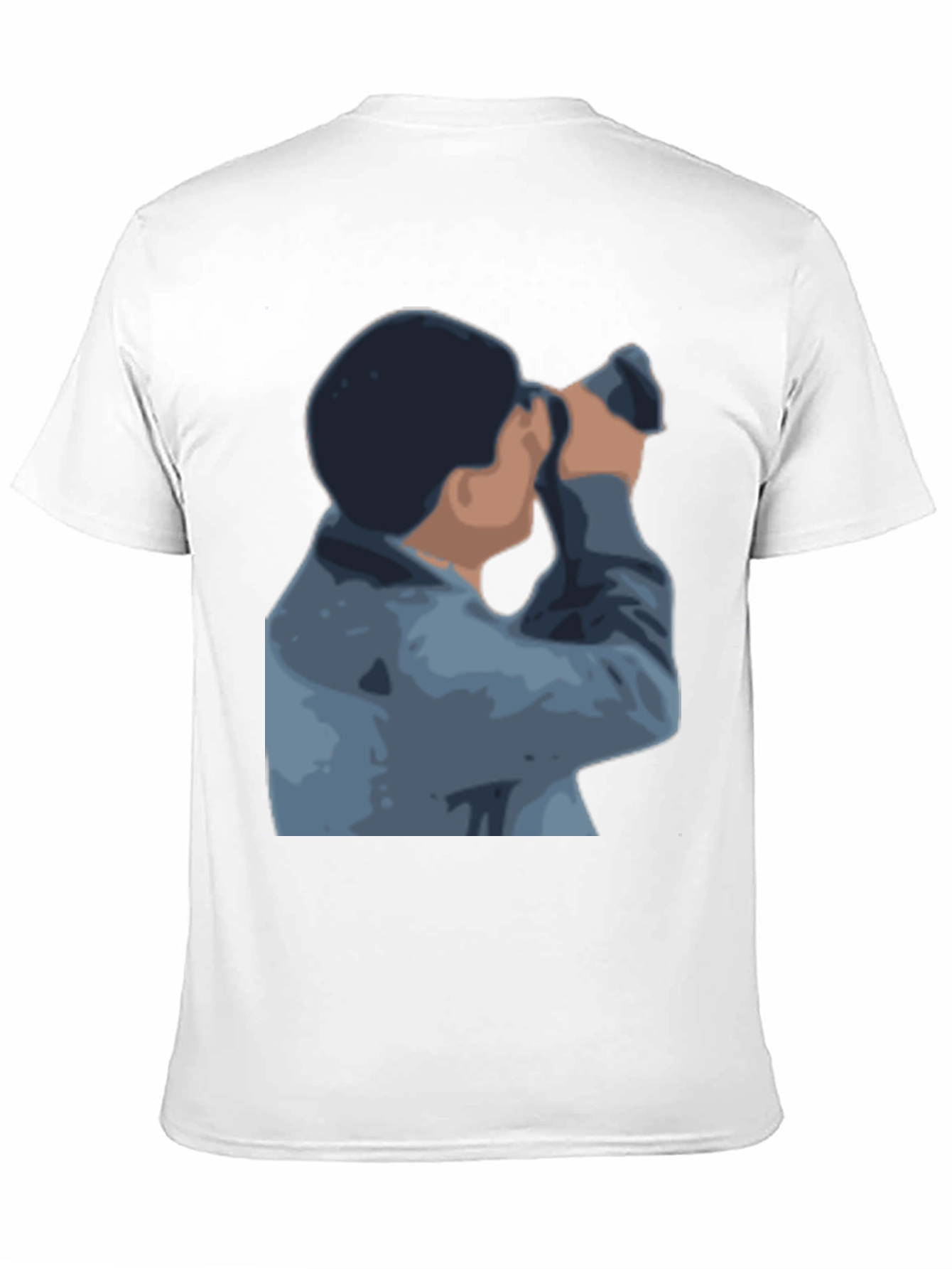 Binocular Gazer Graphic Tee - Modern Style
