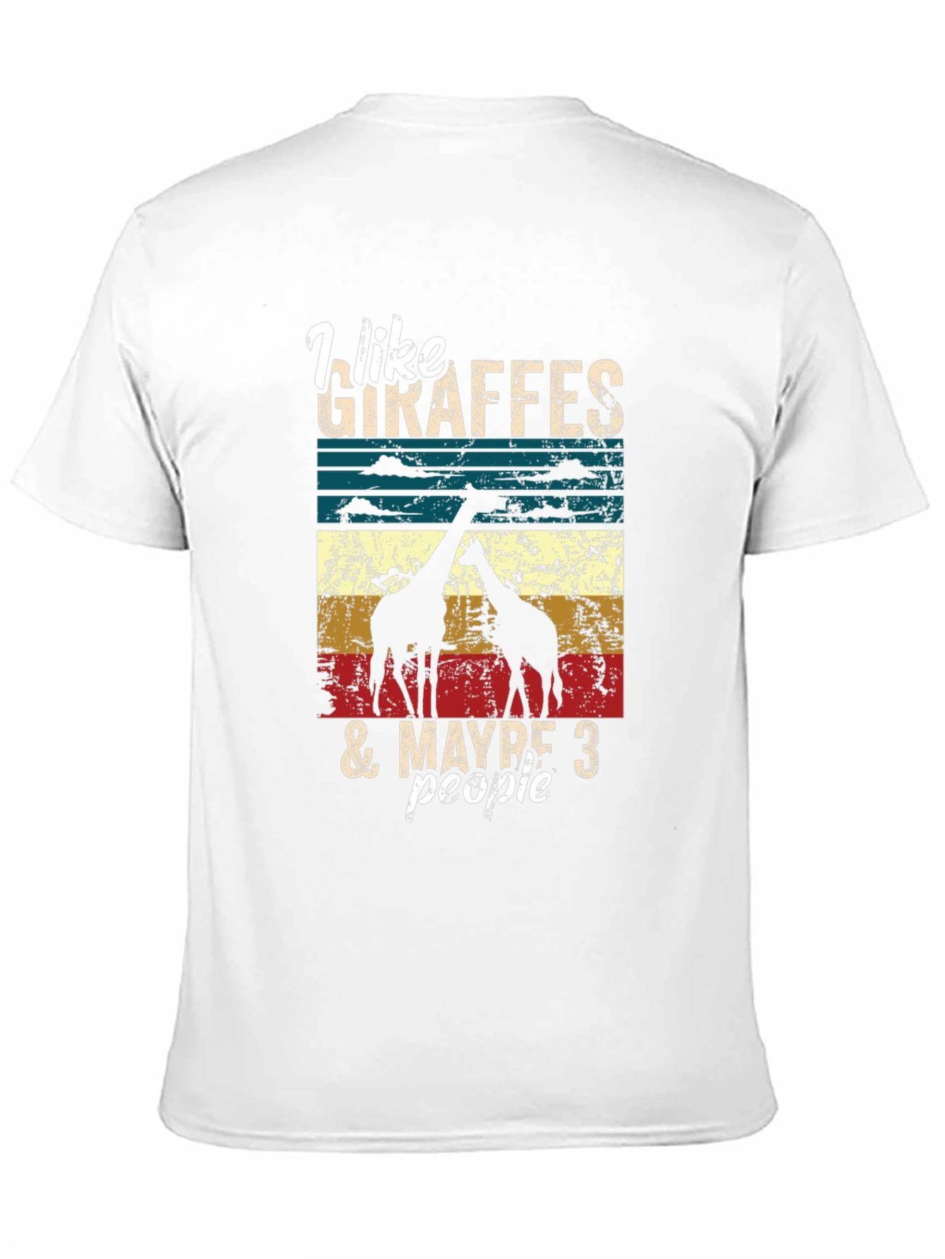 Giraffe Lover Graphic Tee - I Like Giraffes T-Shirt